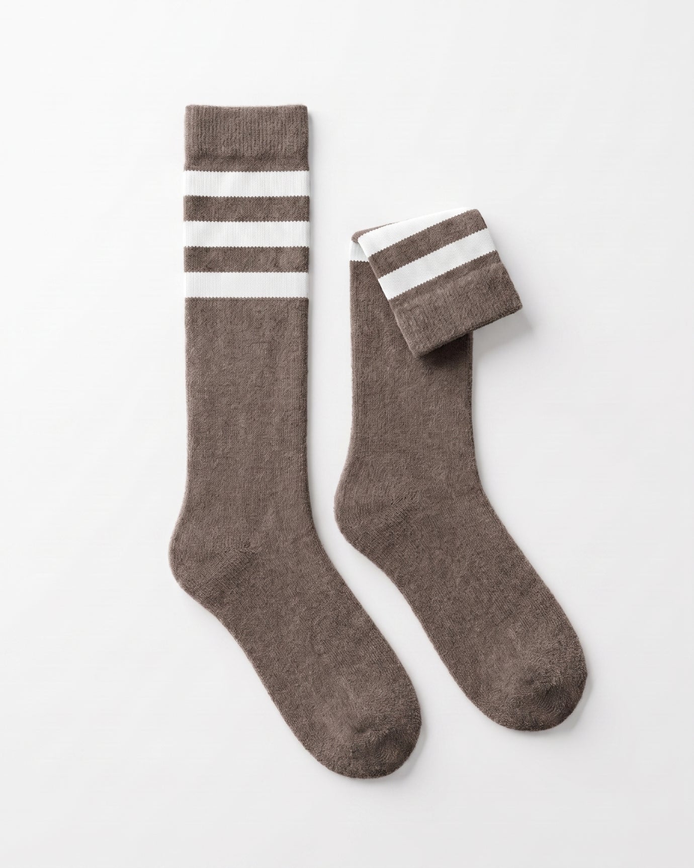 Cashmere Striped Long Socks