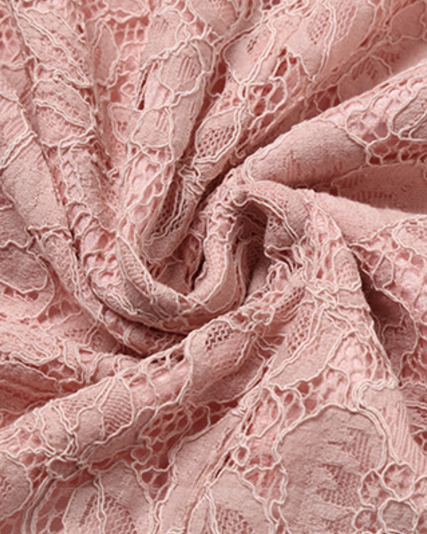 Kiara High-End Lace Pink Dress