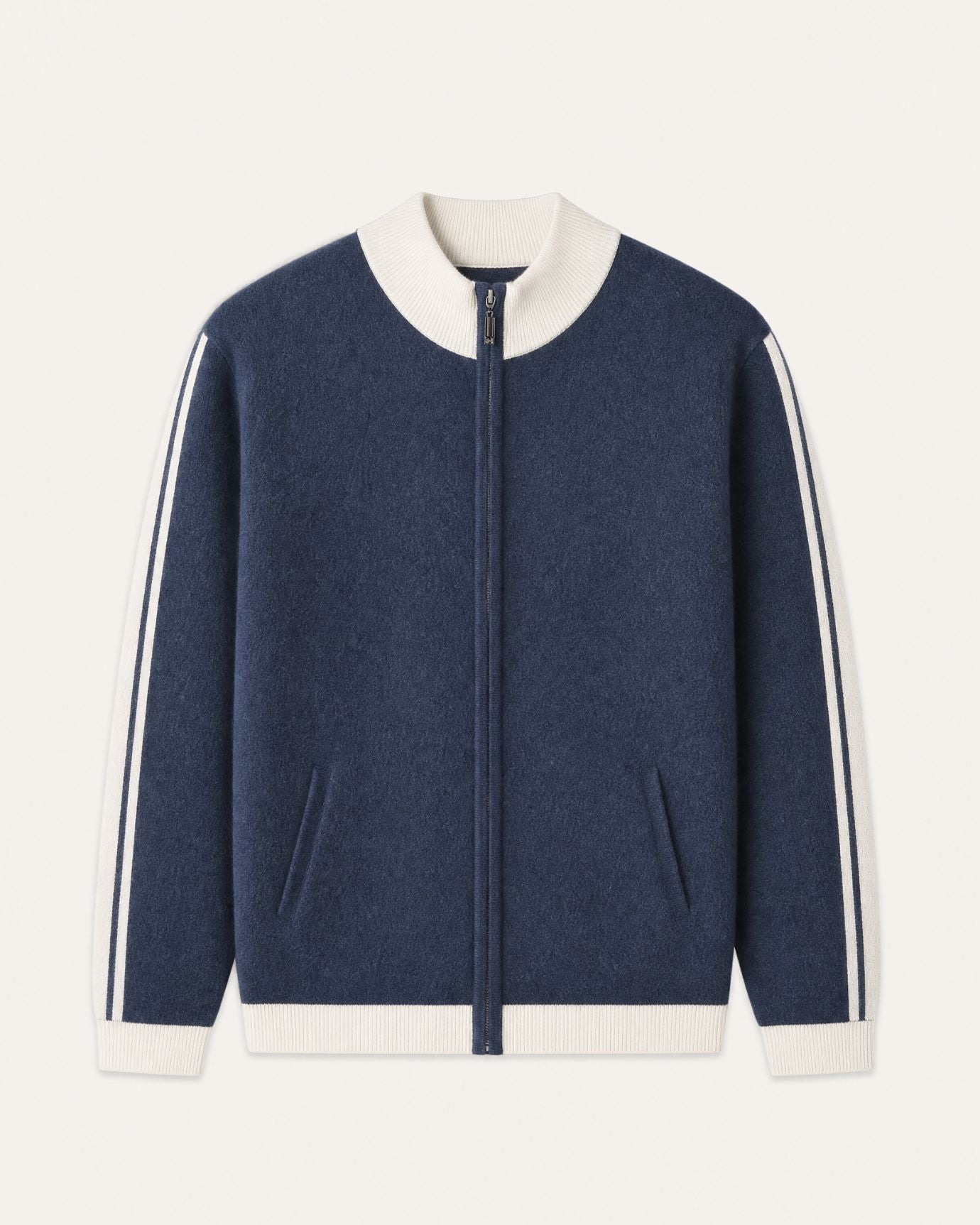 High-End Thick Cashmere Zip Cardigan Jacket Limited Edition