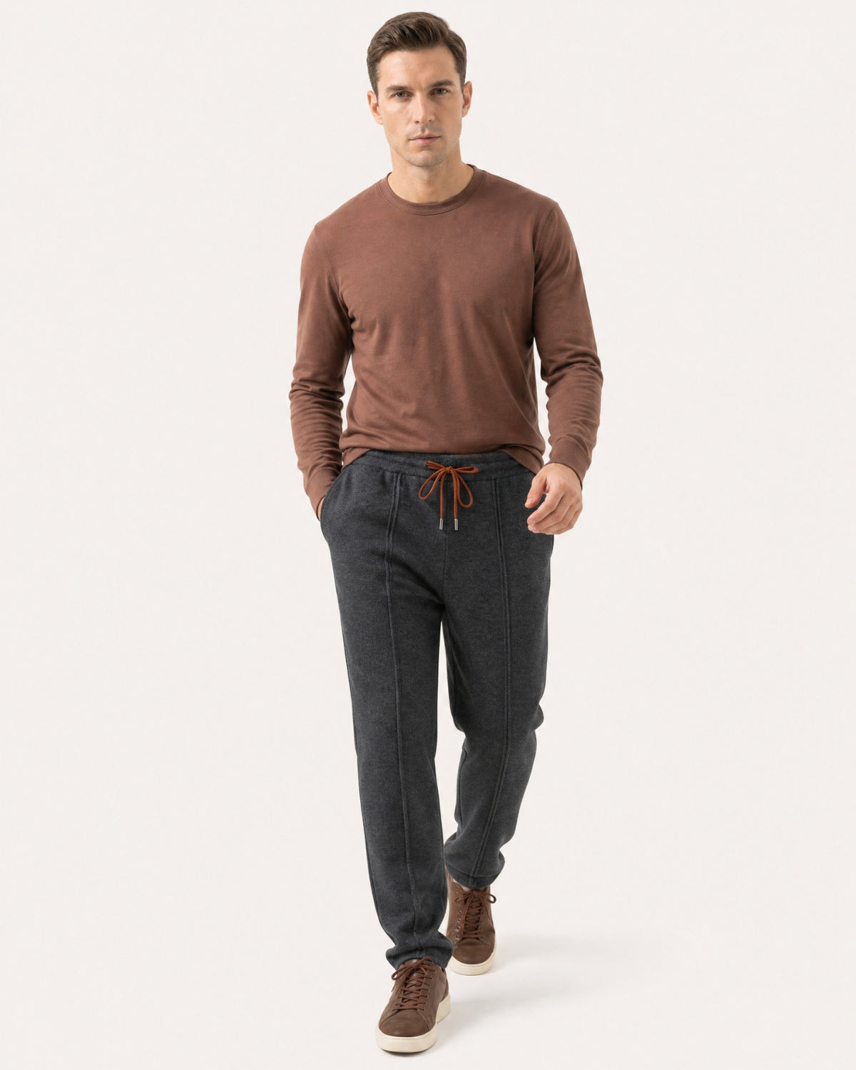 Cashmere Knit Slim-Fit Pants Limited Edition