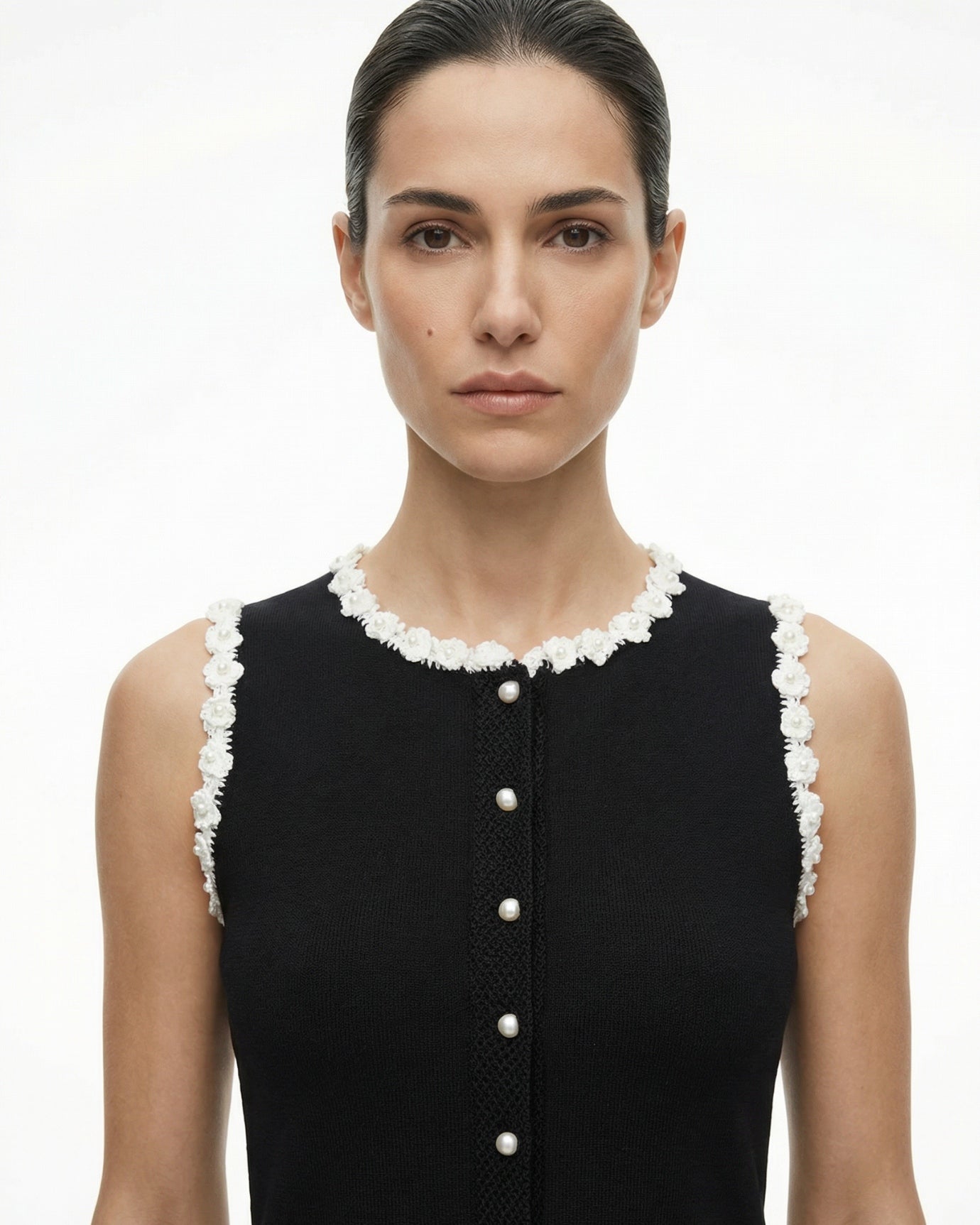 Divina High-end Set Top Knit Shirt & Half-length Skirt