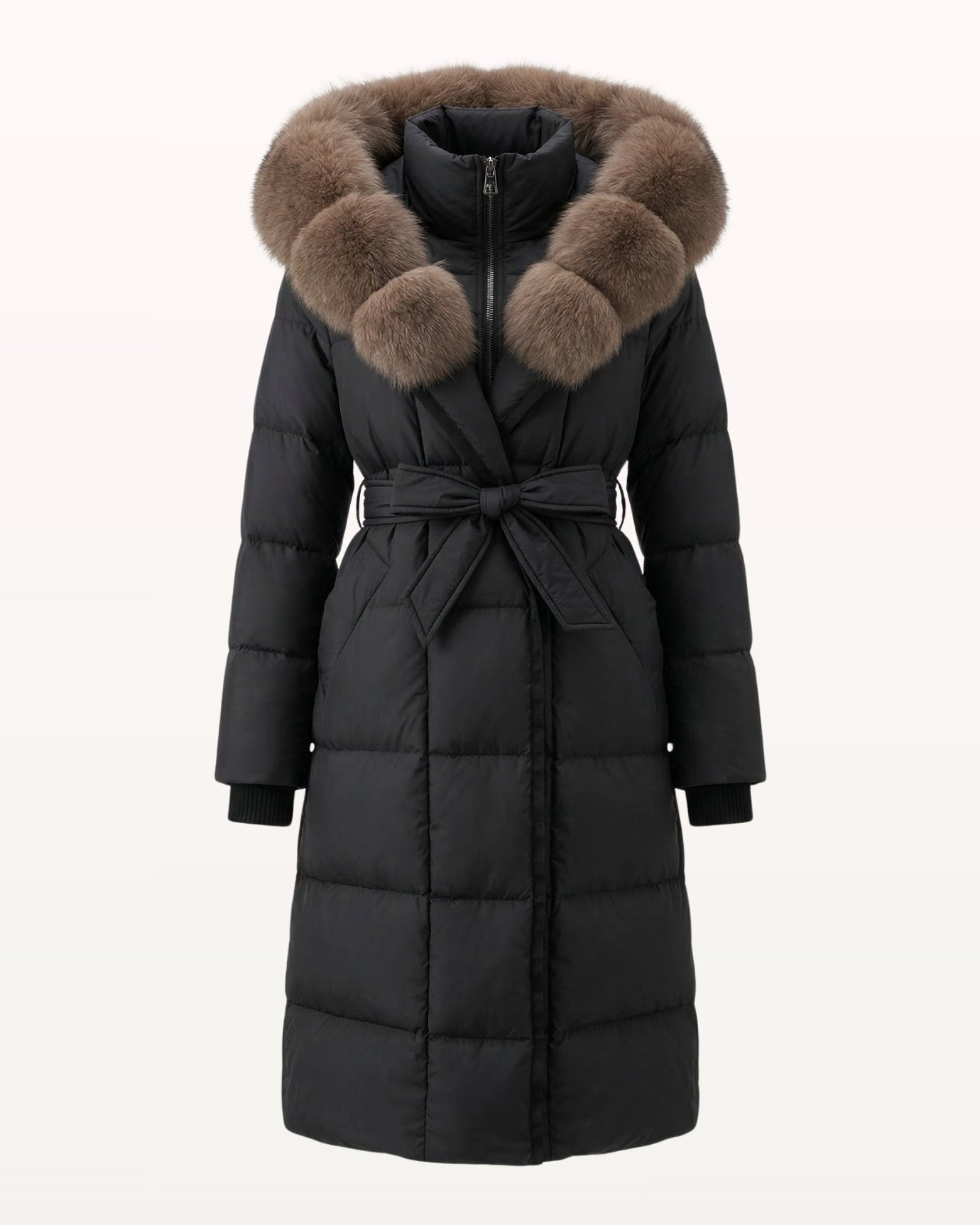 Kira Fox Fur Collar Down Coat