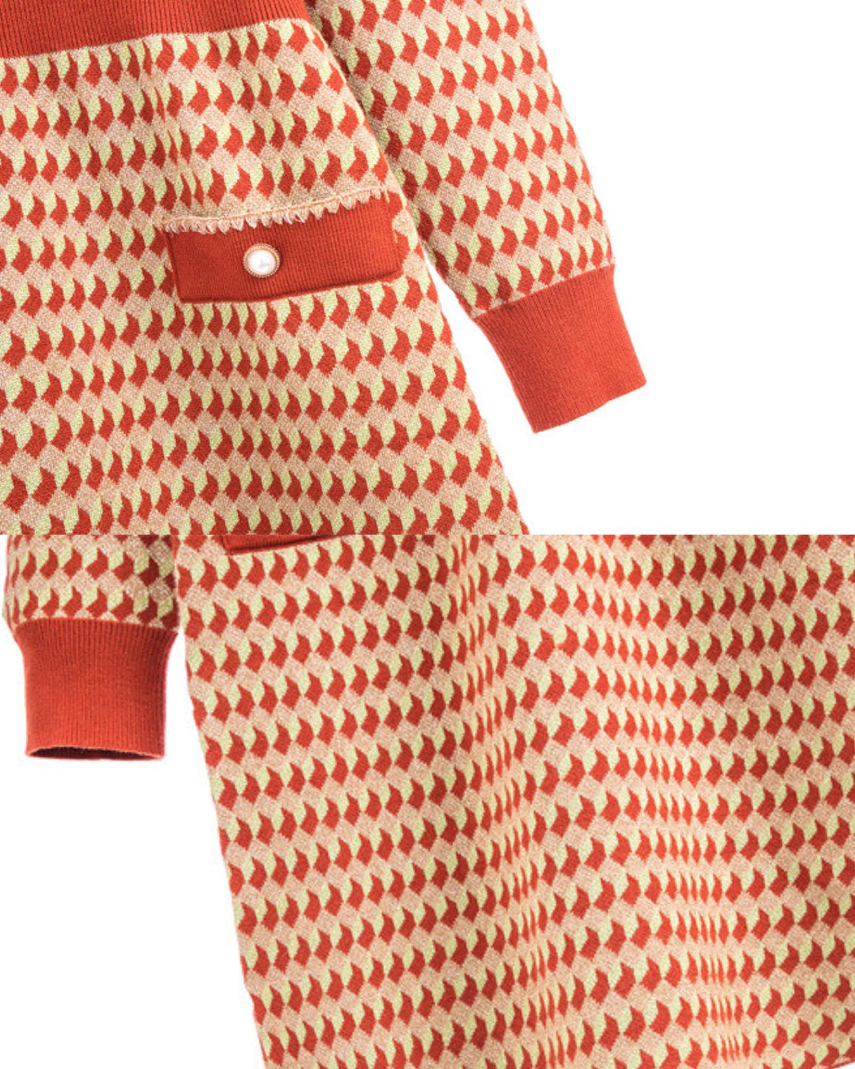 Limited Edition Metallic-Woven Slim-Fit Sweater Dress