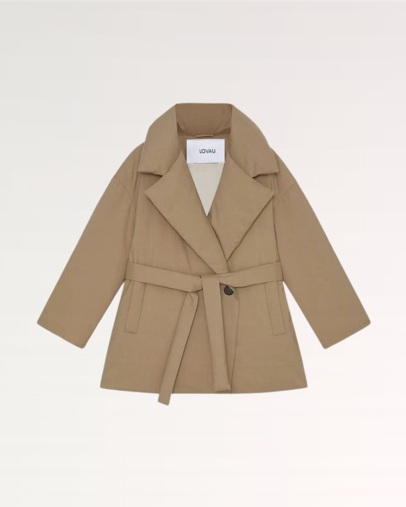 Dina Silk Wool Jacket  Camel