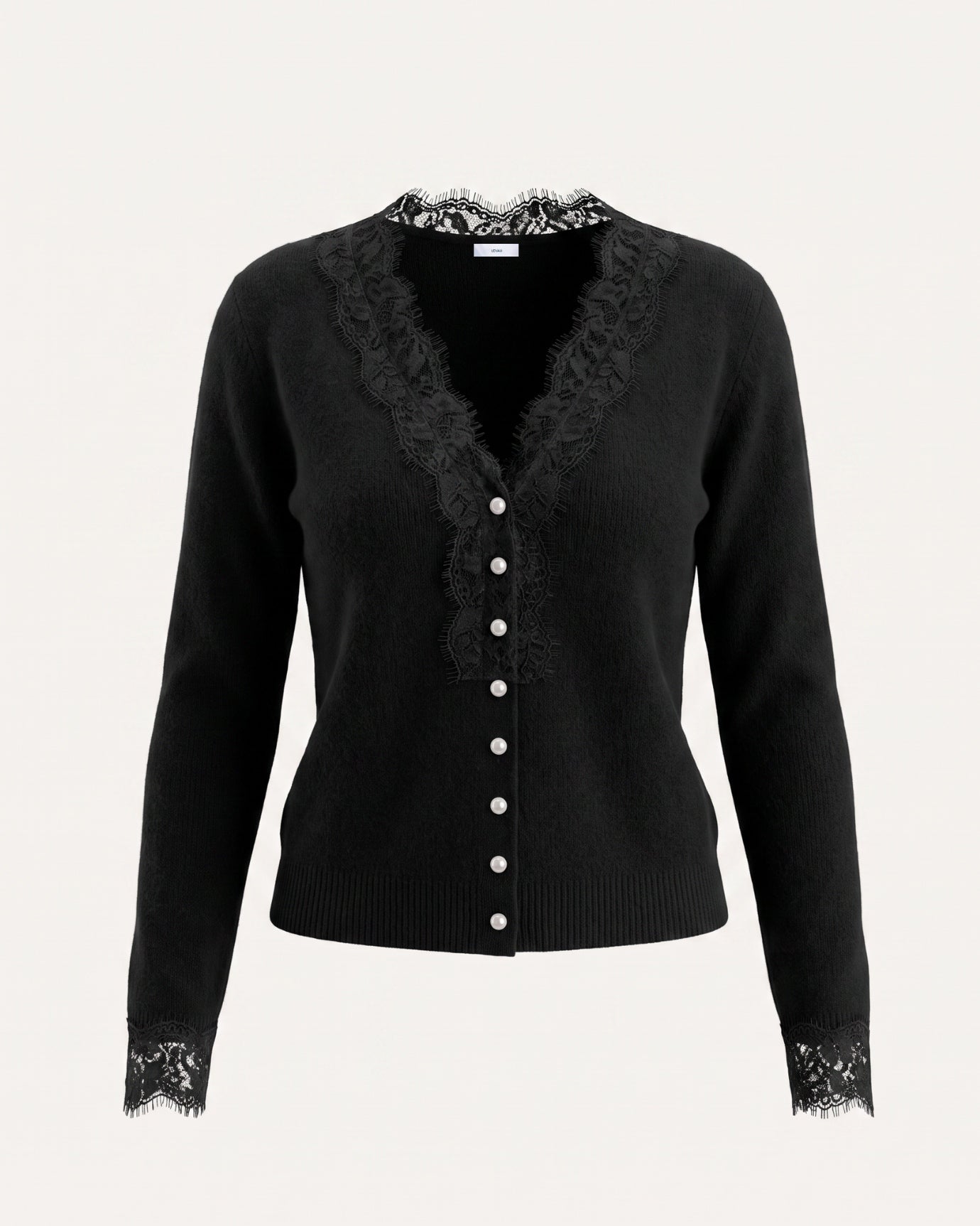 Rihanna Lace Cashmere Cardigan
