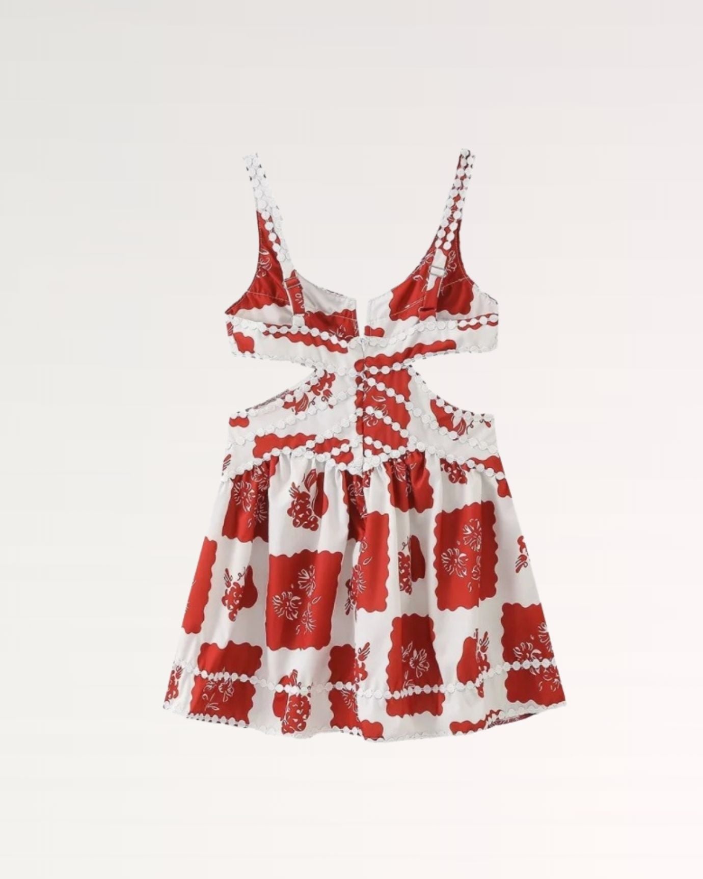 Red Vacation A-Line Dress
