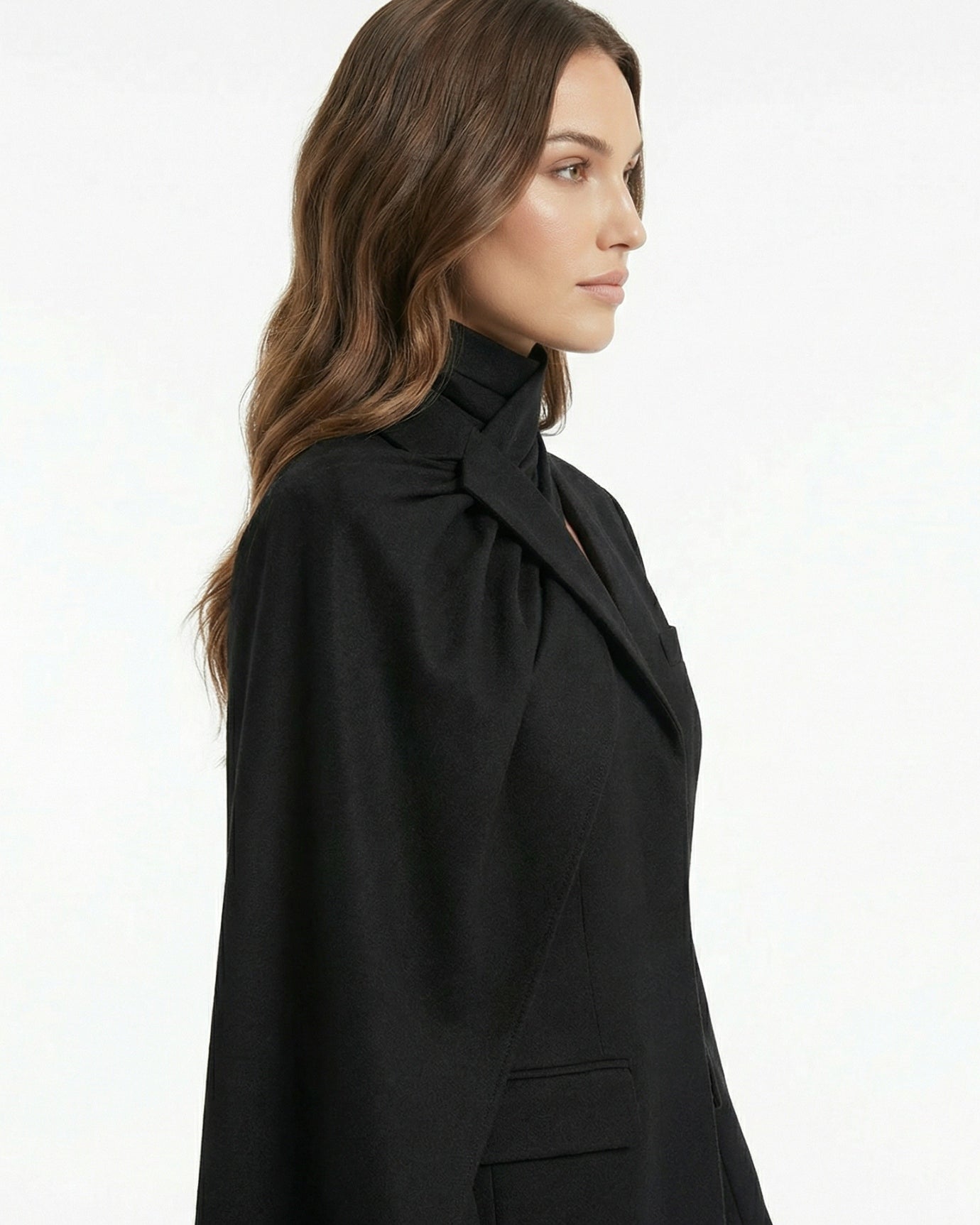 Suit Jacket Cut-out Scarces Blazer Woman