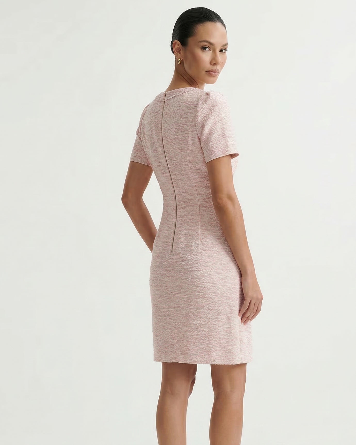 Kara High-End Short Sleeve Dress