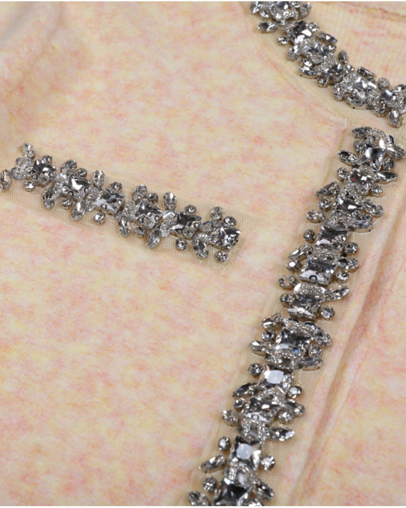 Cashmere Set Cardigan knitted staple & skirt