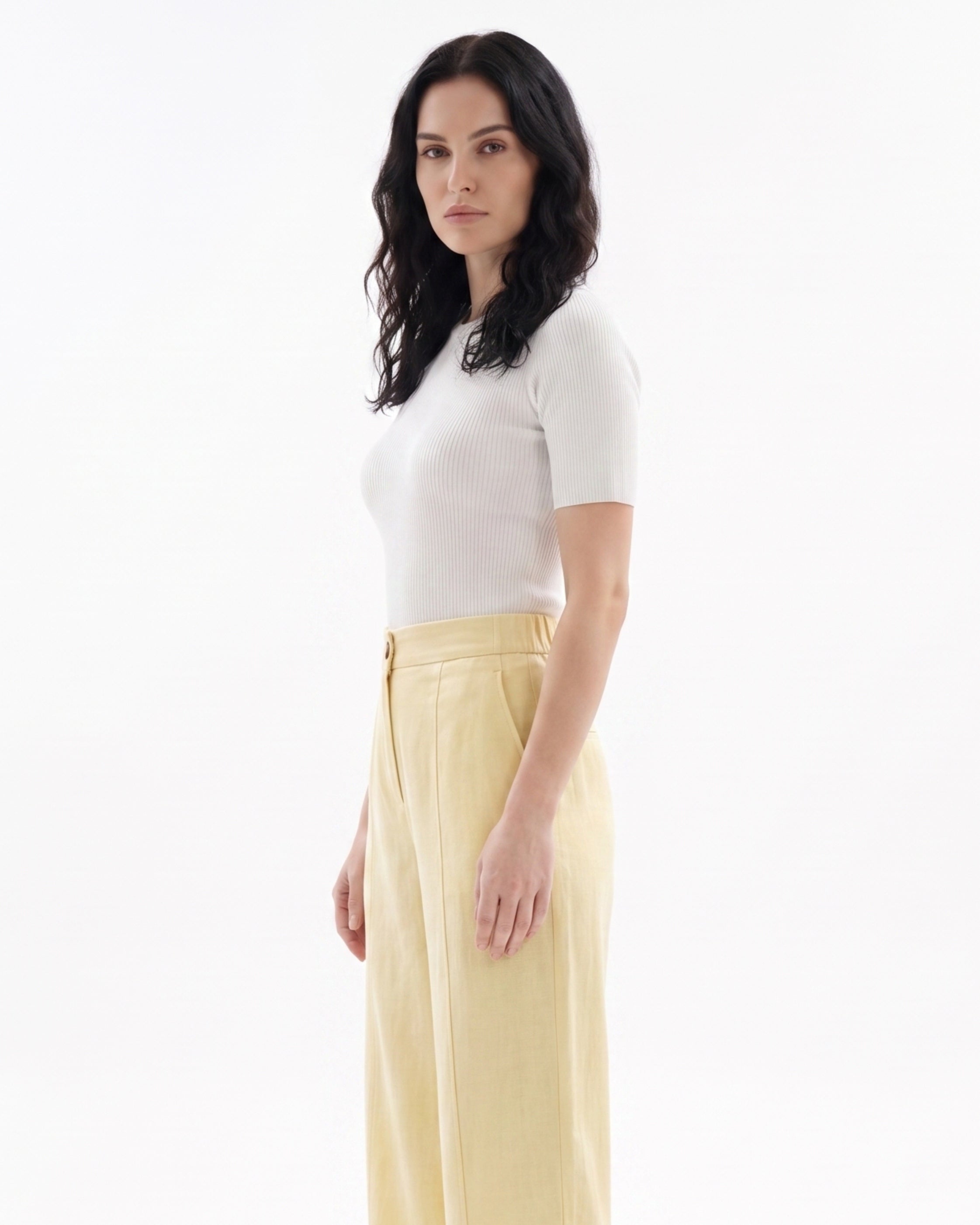 Lauren Wide Leg Linen Pants