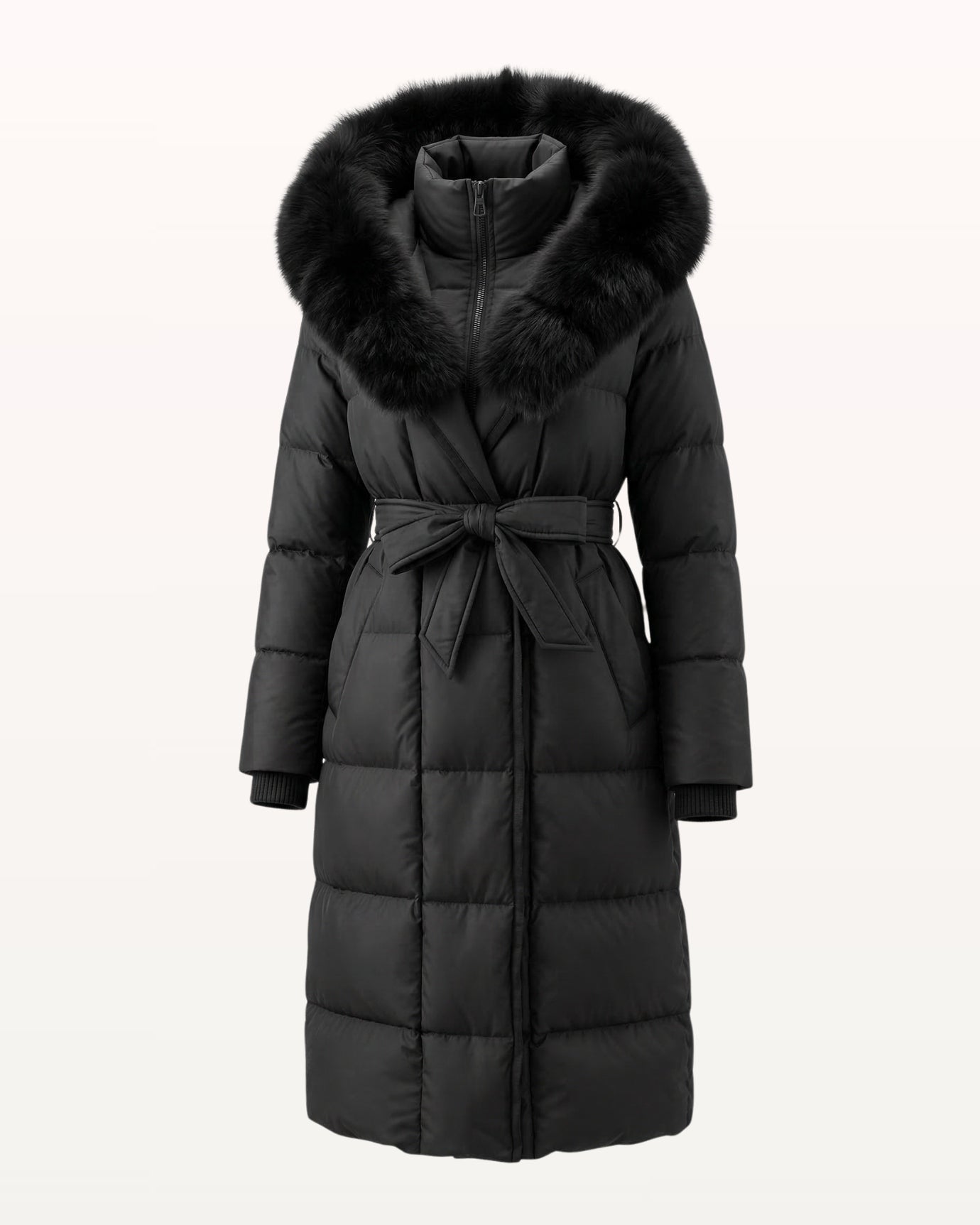 Kira Fox Fur Collar Down Coat