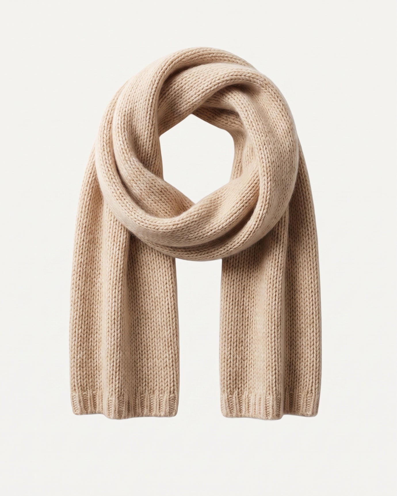 NY Cashmere Scarf Knitted