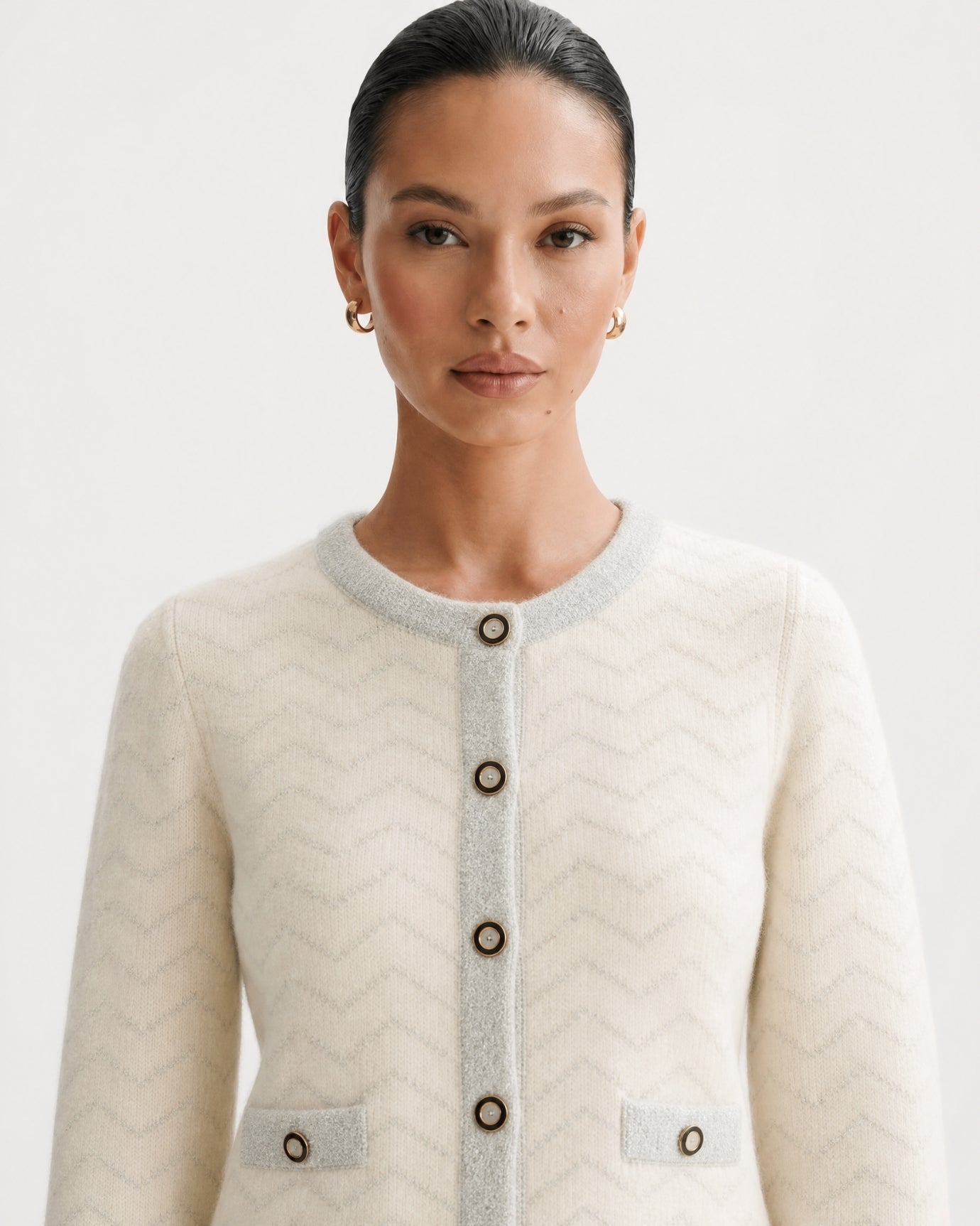 Diana Tweed-Style Knit Skirt Set