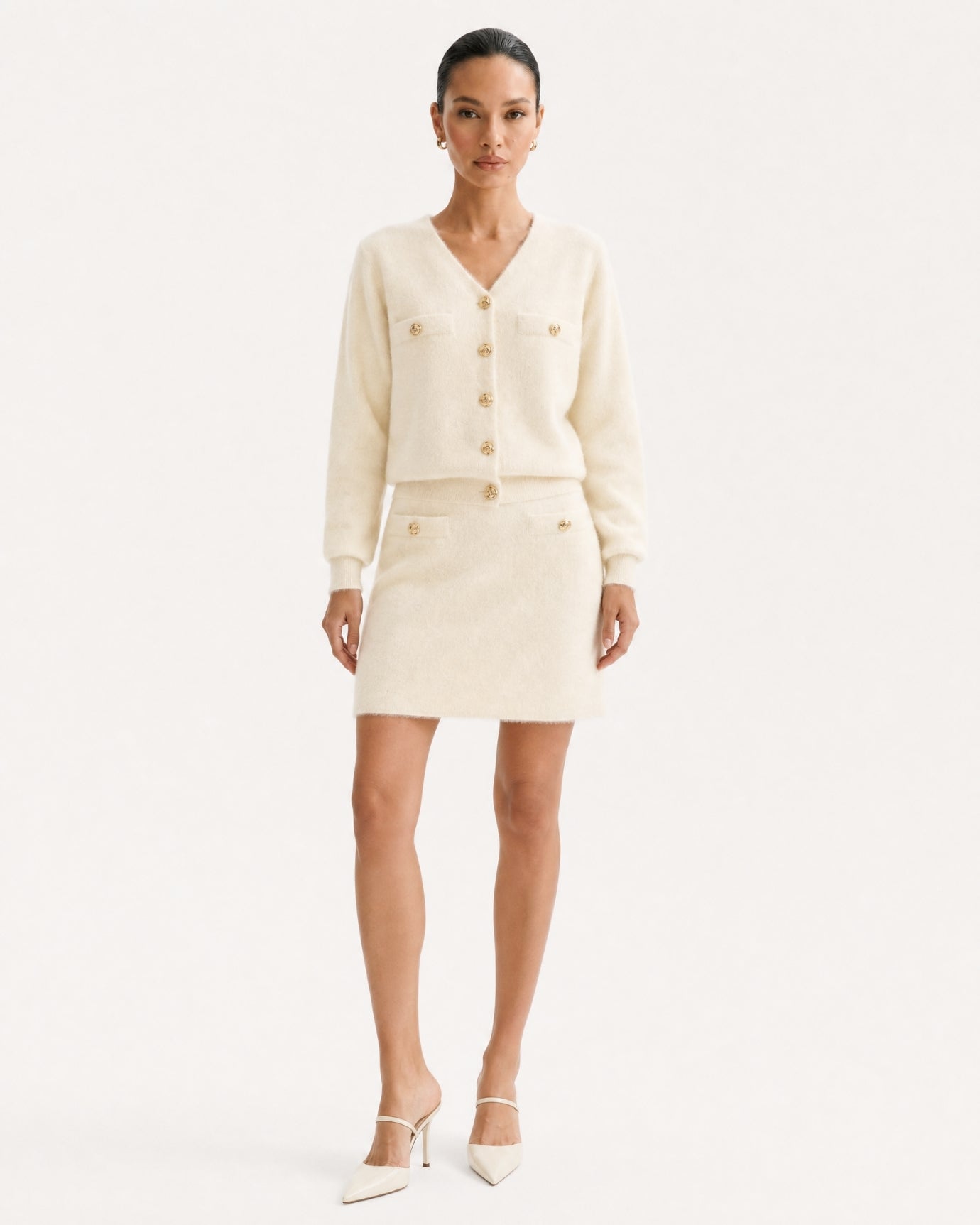 Rihanna Parisian Slim-Fit Skirt Set
