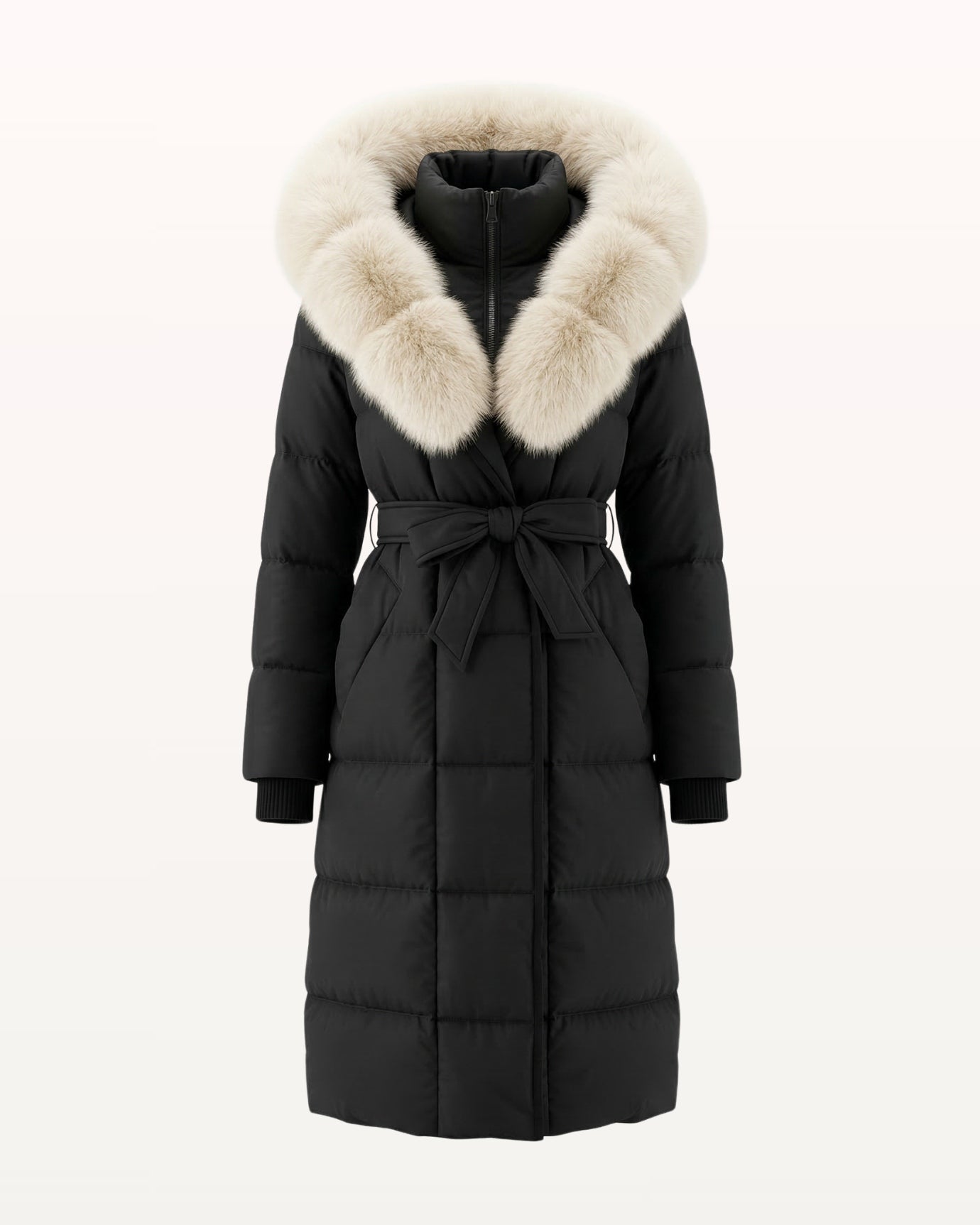Kira Fox Fur Collar Down Coat