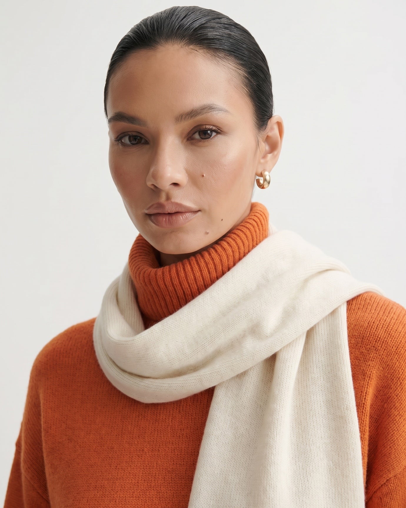 NY Cashmere Scarfs Knitted