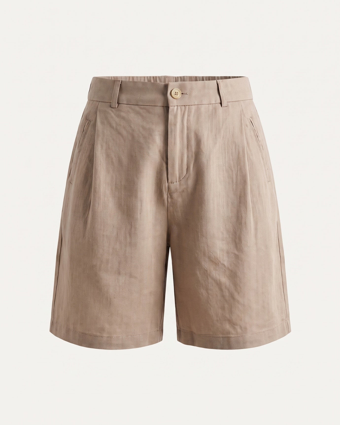 Old Money Woman Linen Shorts