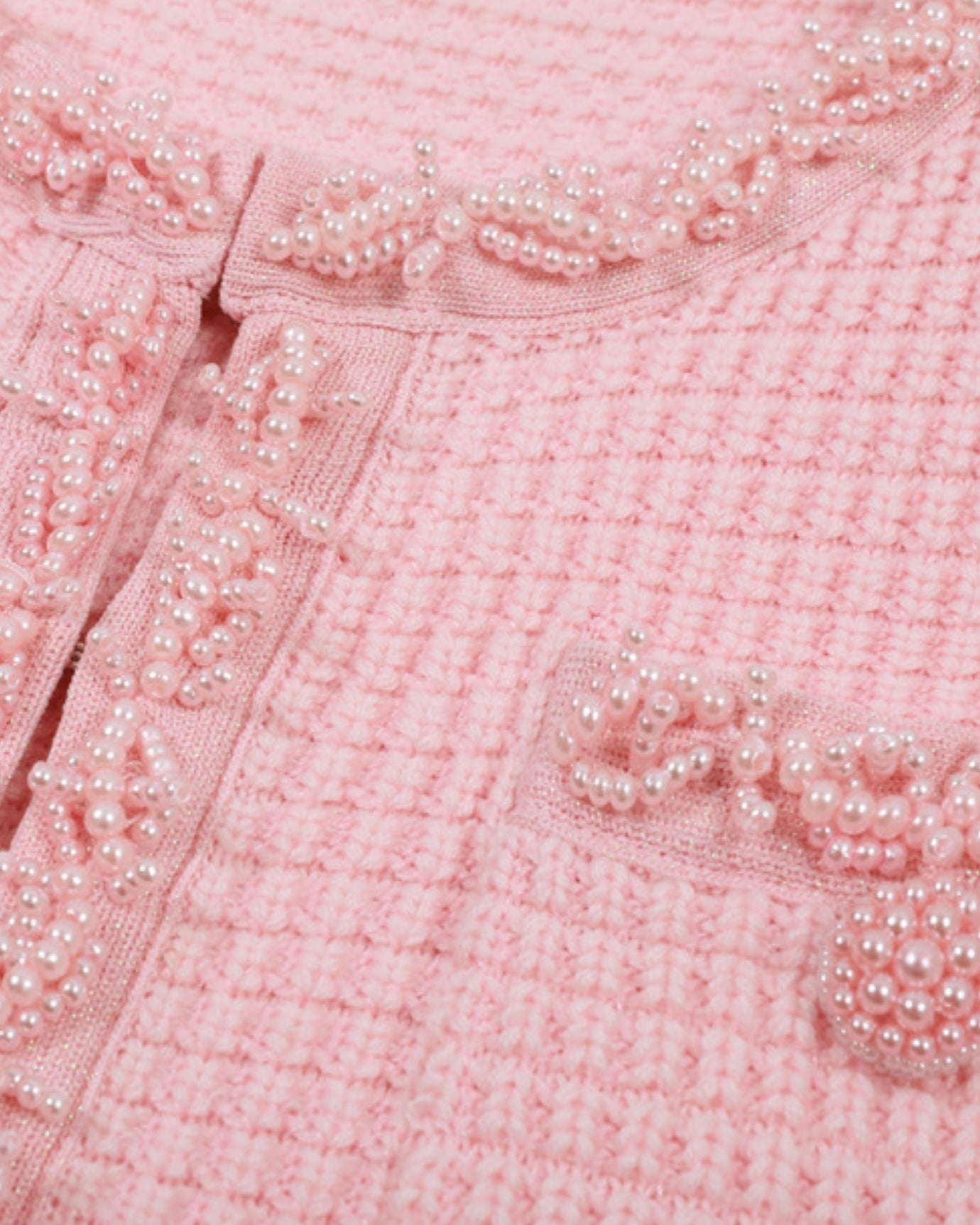 Rinna Hand-Beaded Knit Dress