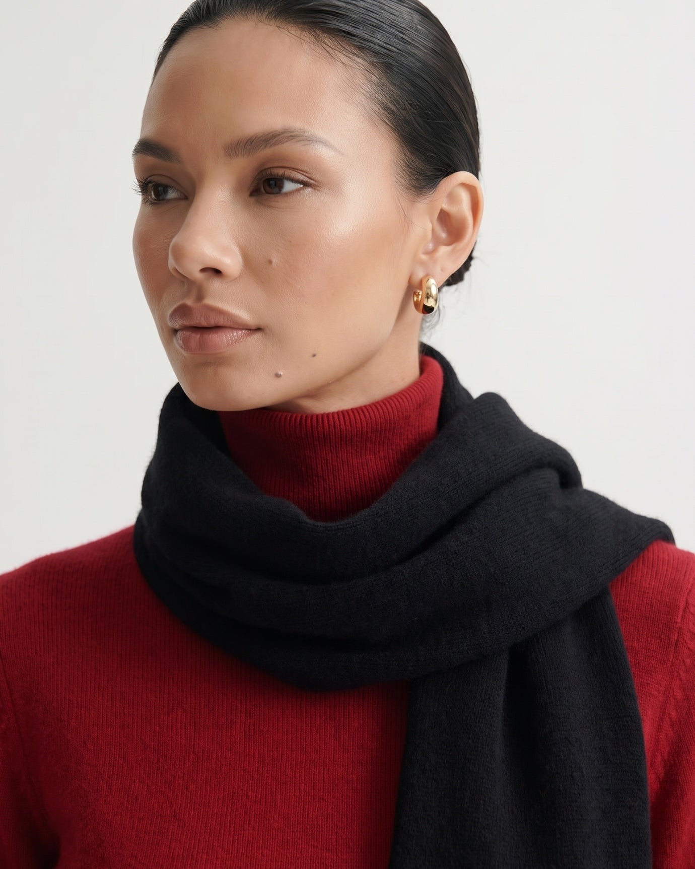 NY Cashmere Scarfs Knitted
