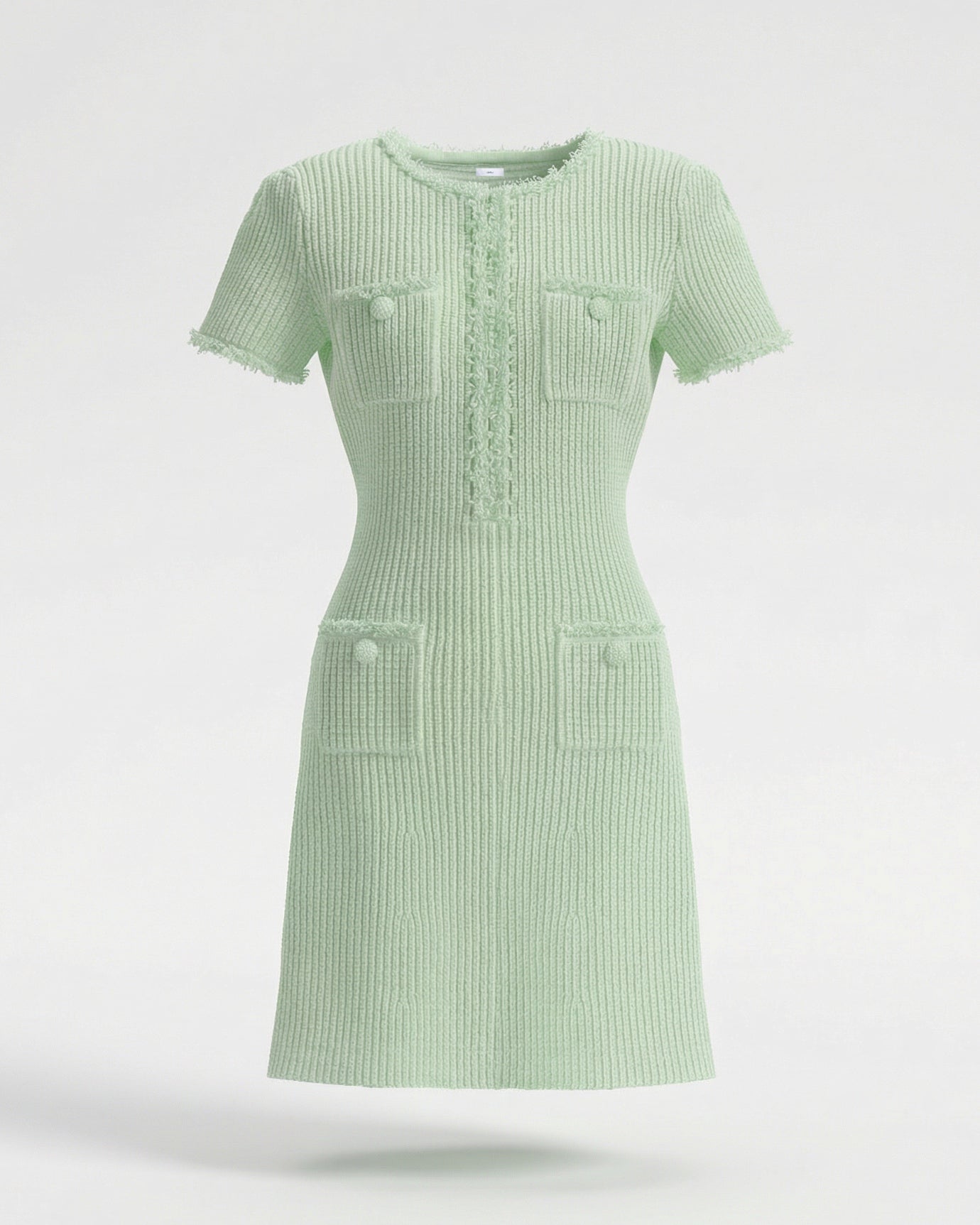 Rinna Hand-Beaded Knit Dress