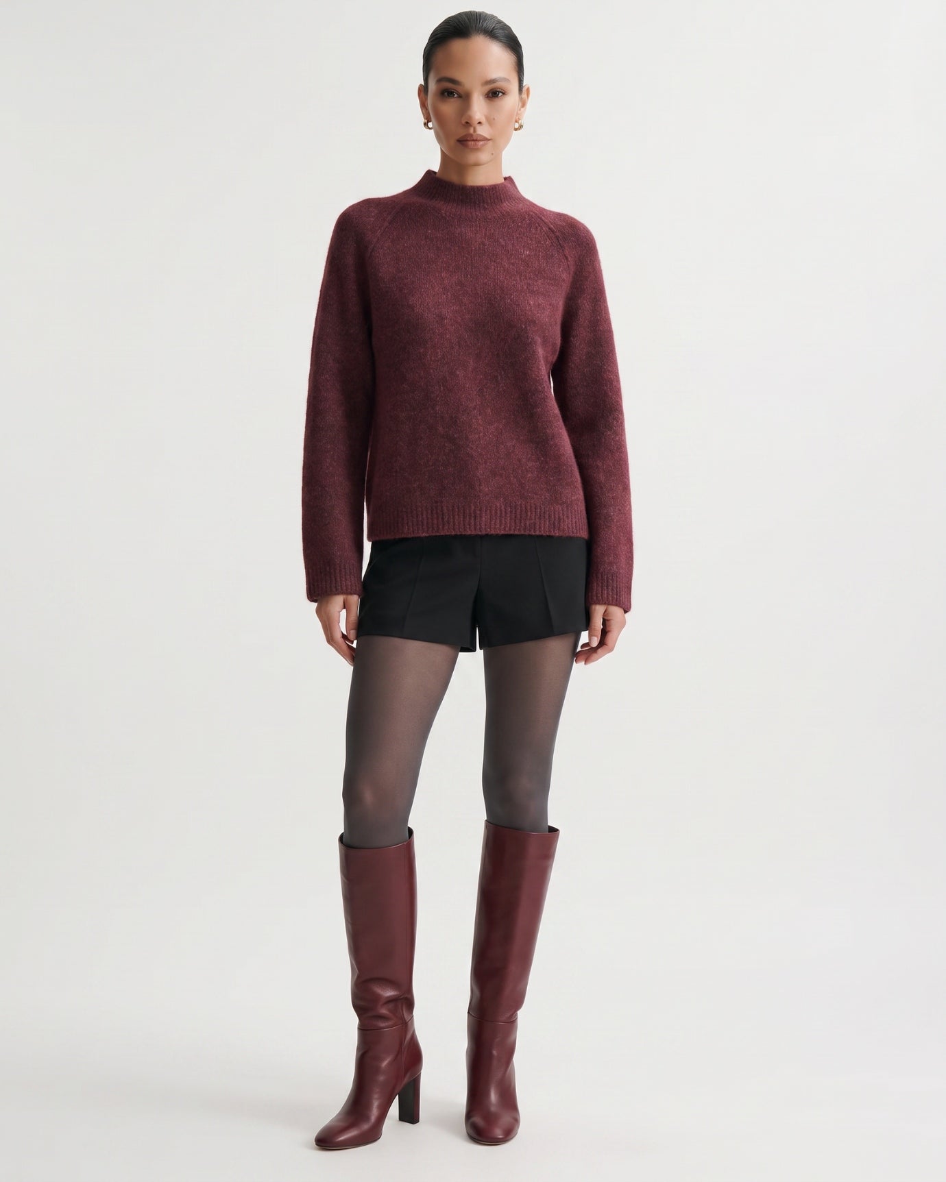 Lia Cashmere & Mulberry Silk Sweater