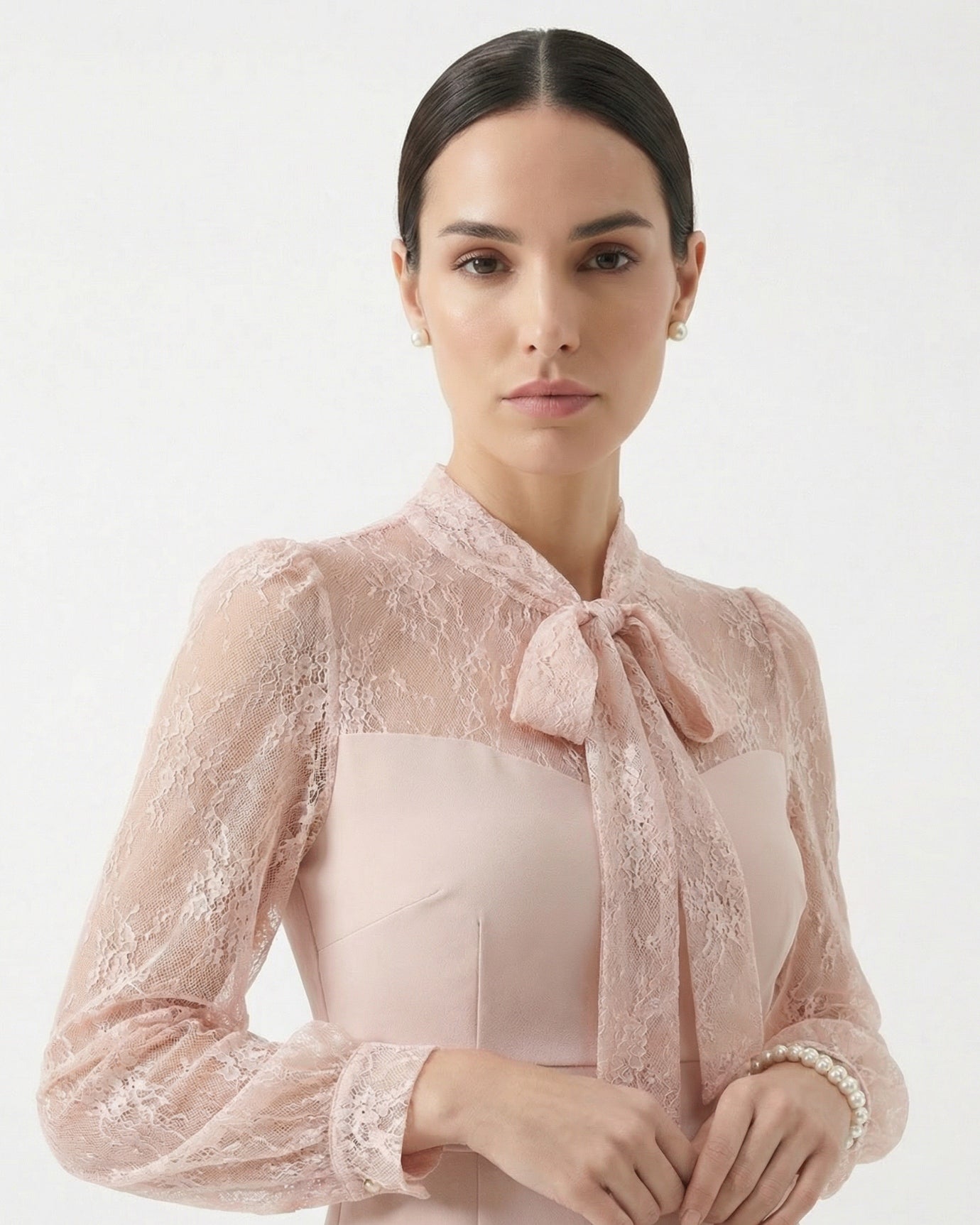 Lace Splicing Dress Fishtail Skirt