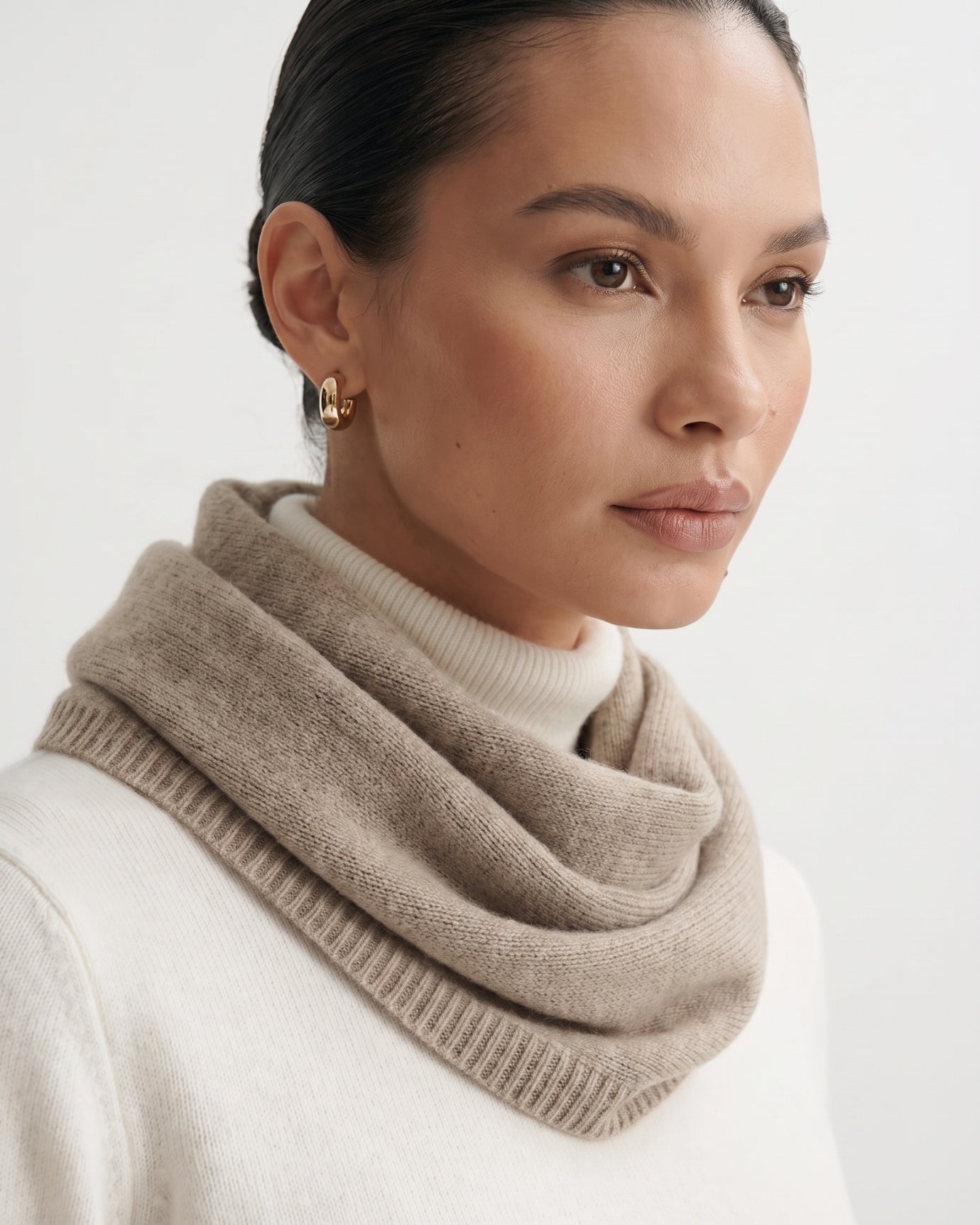 NY Cashmere Scarfs Knitted
