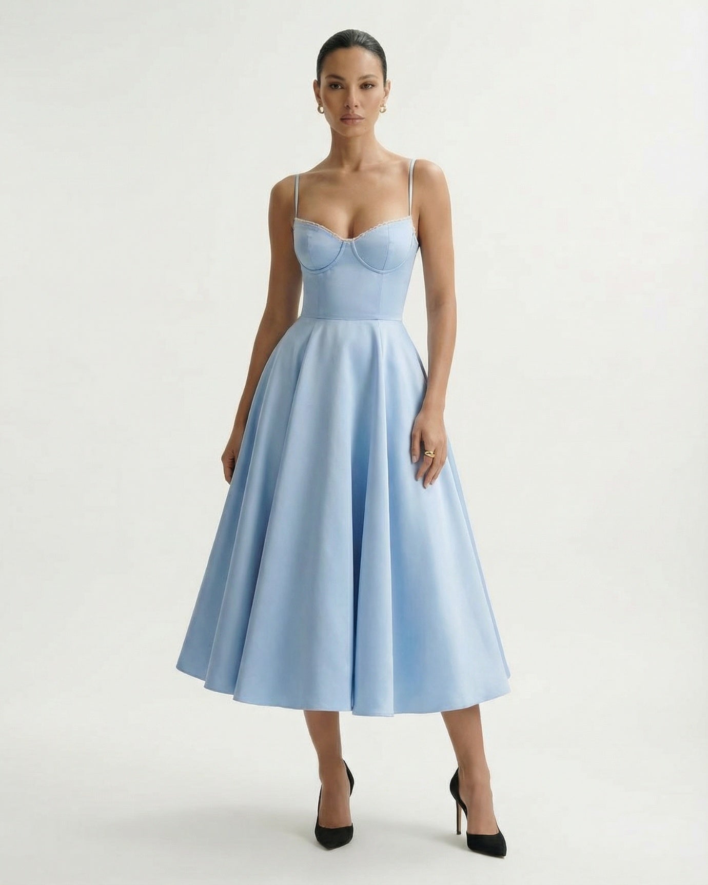 Giulia Midi Light Blue Dress