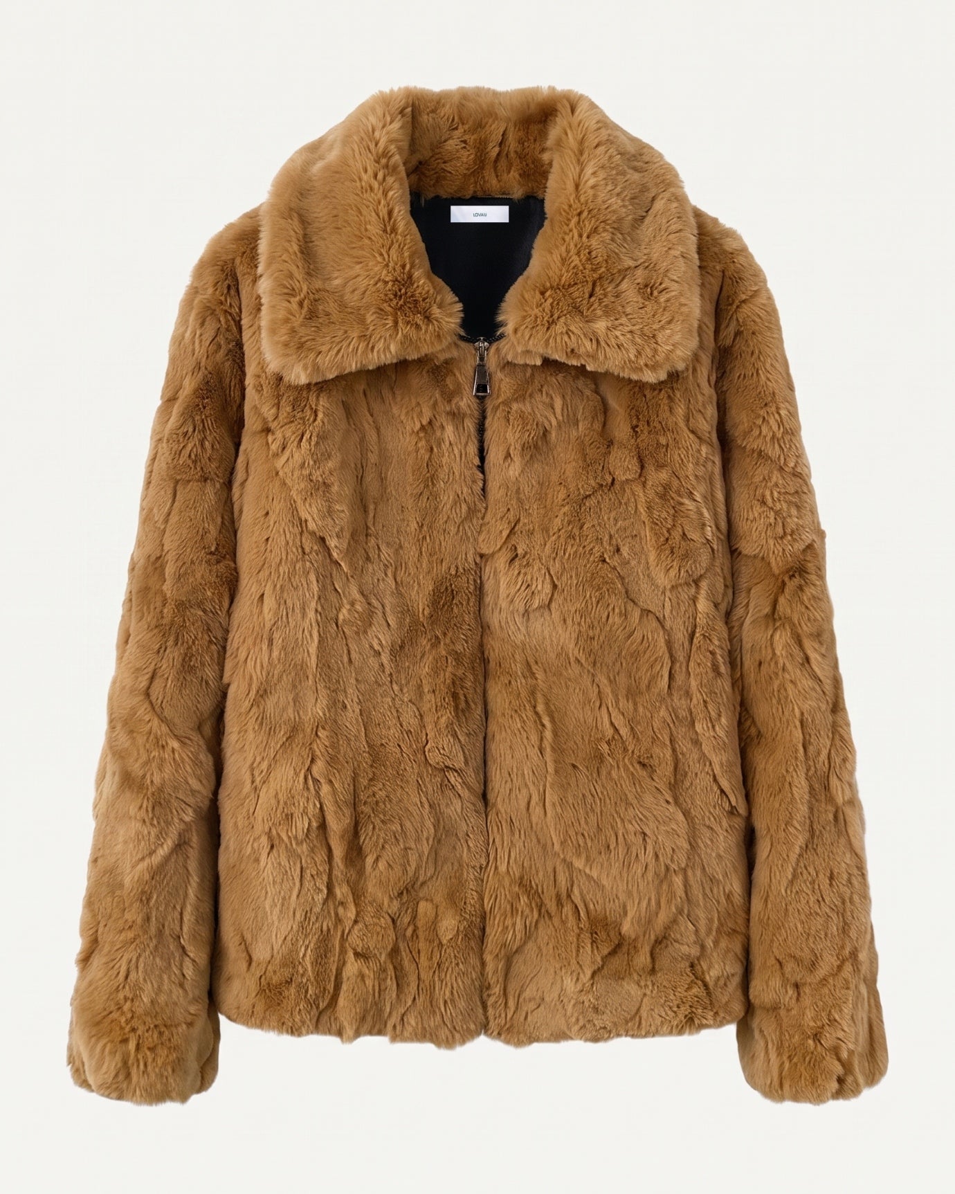Cindy Thickened Fur Coat Short Turn-Down Collar Jacket
