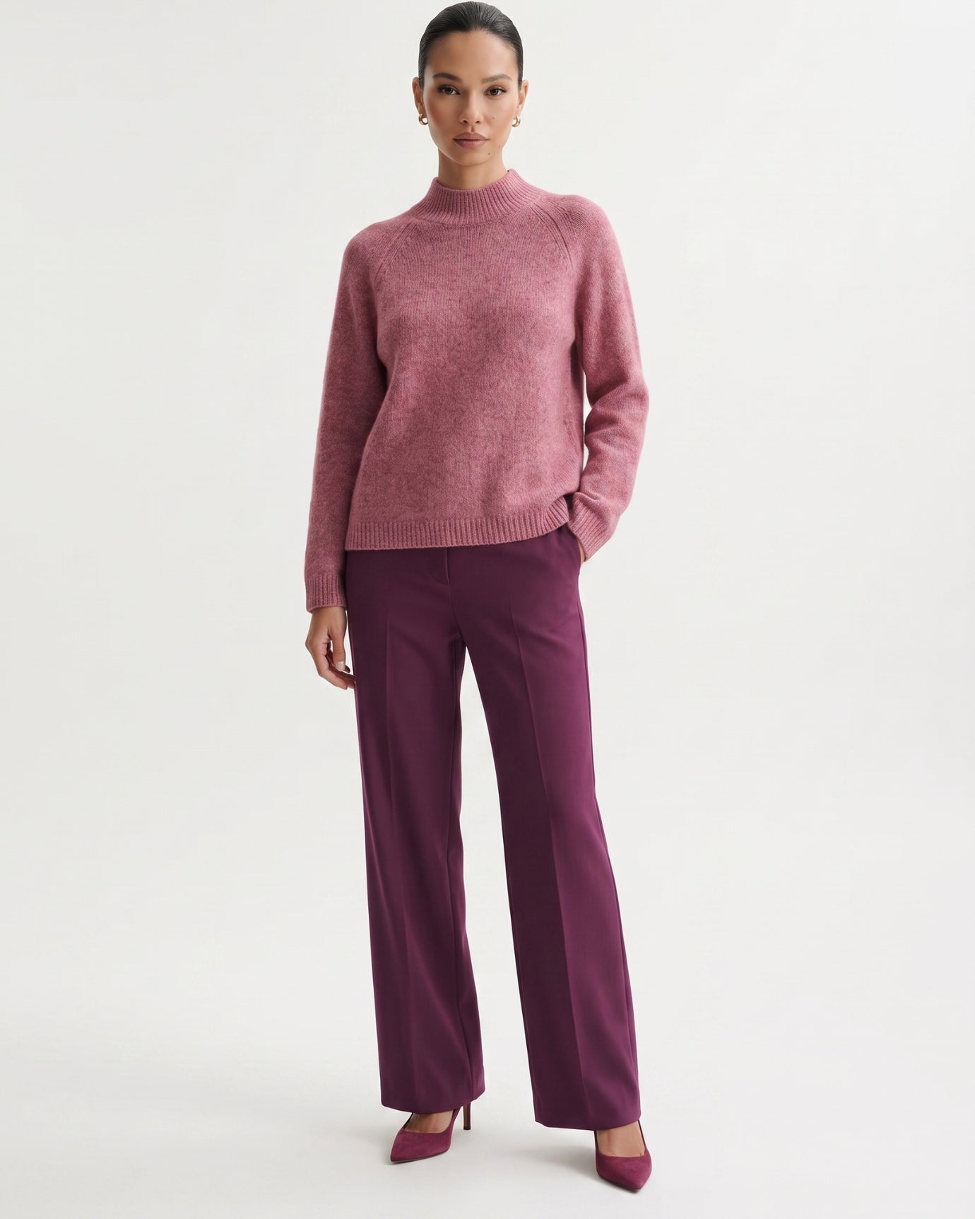 Lia Cashmere & Mulberry Silk Sweater