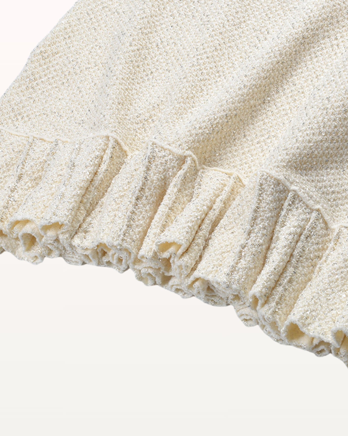 Diamond Buckle French Dress Pleated