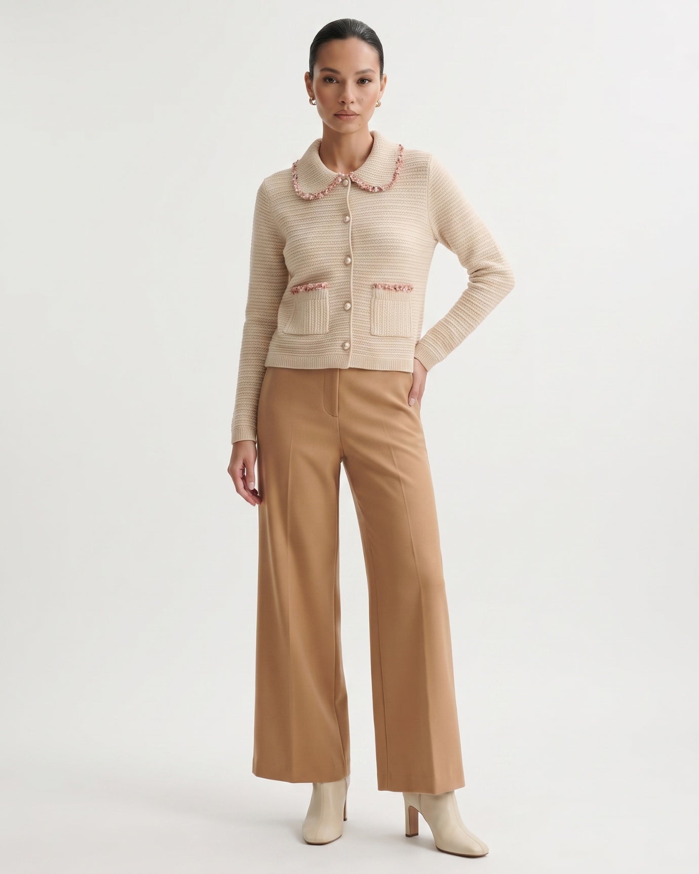 St Moritz Limited Edition Cashmere Knitted Cardigan Sweater