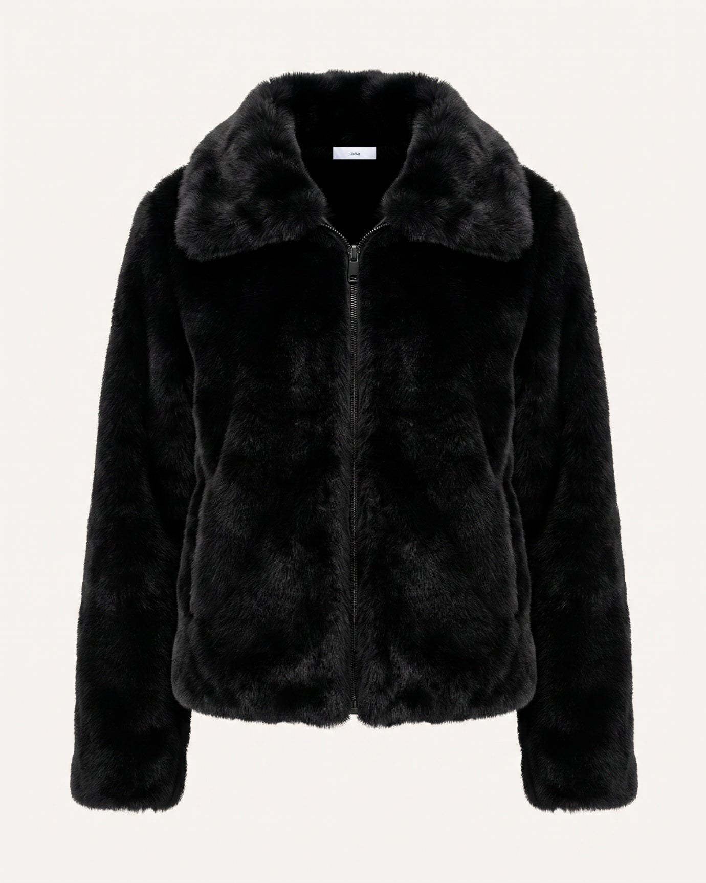 Cindy Thickened Fur Coat Short Turn-Down Collar Jacket