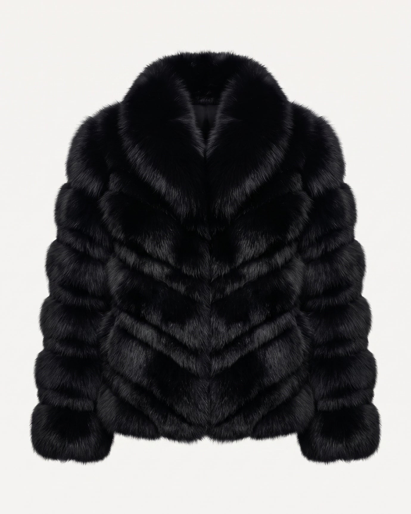 High-End Real Fox Fur Jacket Double-Sided Fur Coat