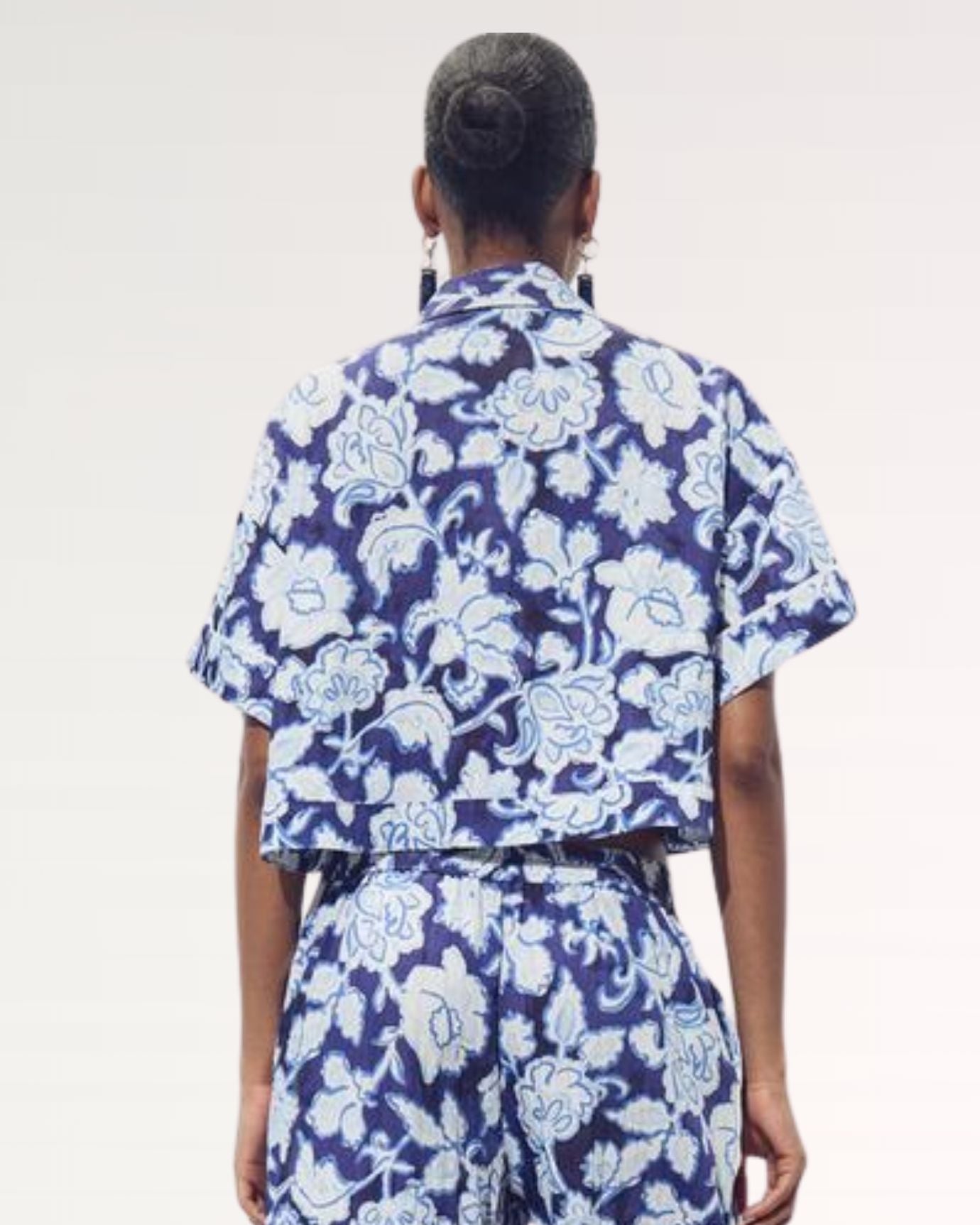 Blue Flower Shirt