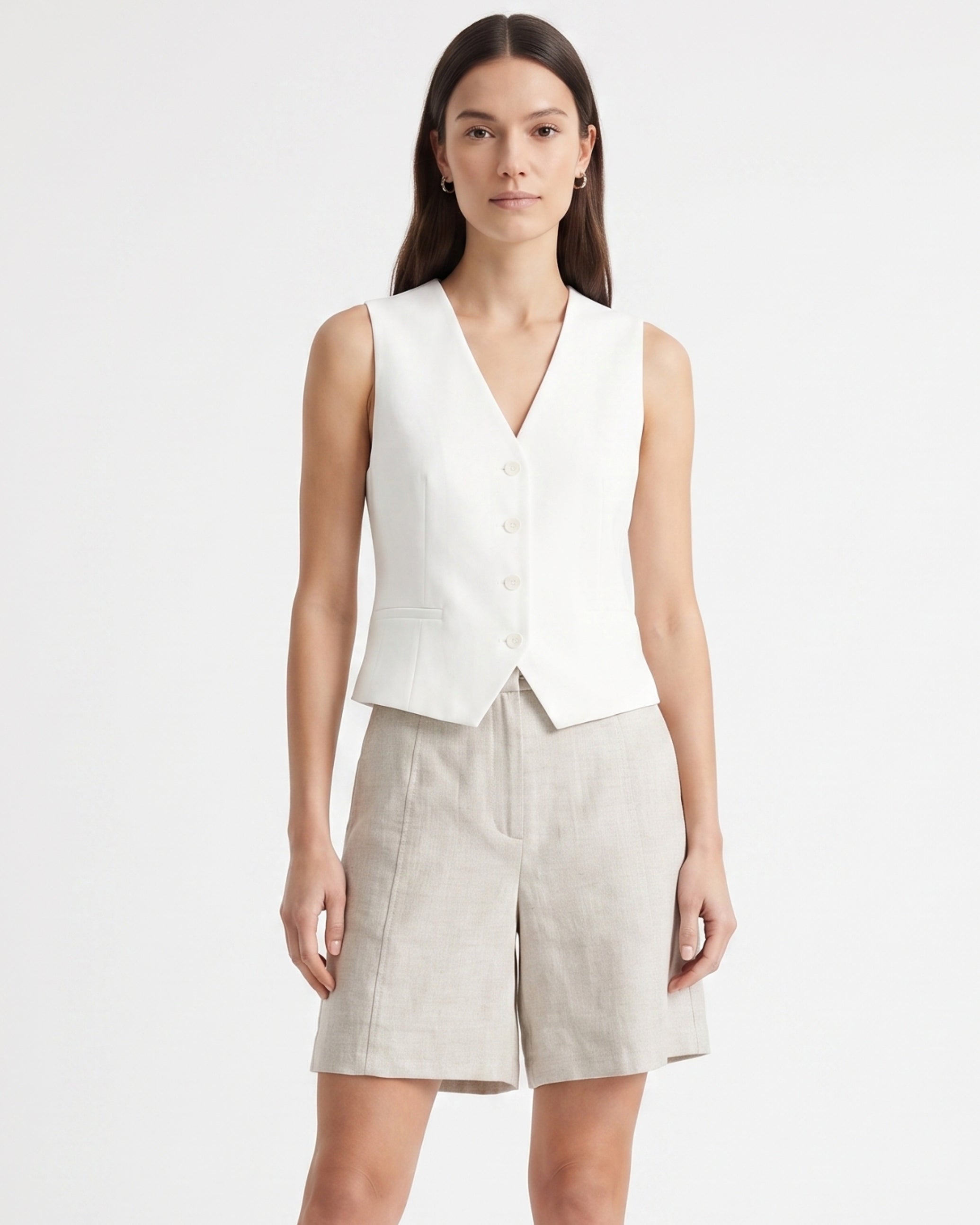 Maria Linen Shorts