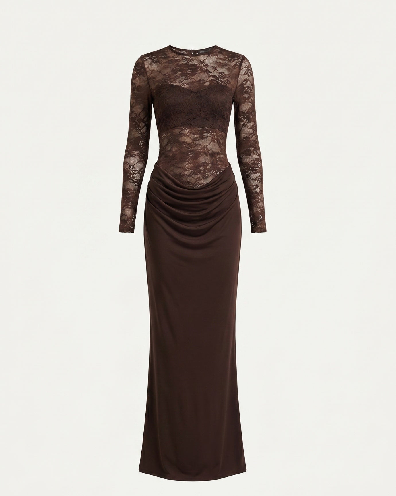 Spitzenbesetztes Kleid