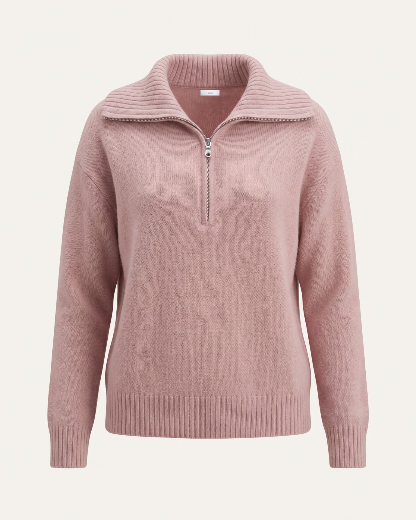 Georgina Zipper Cashmere Sweater