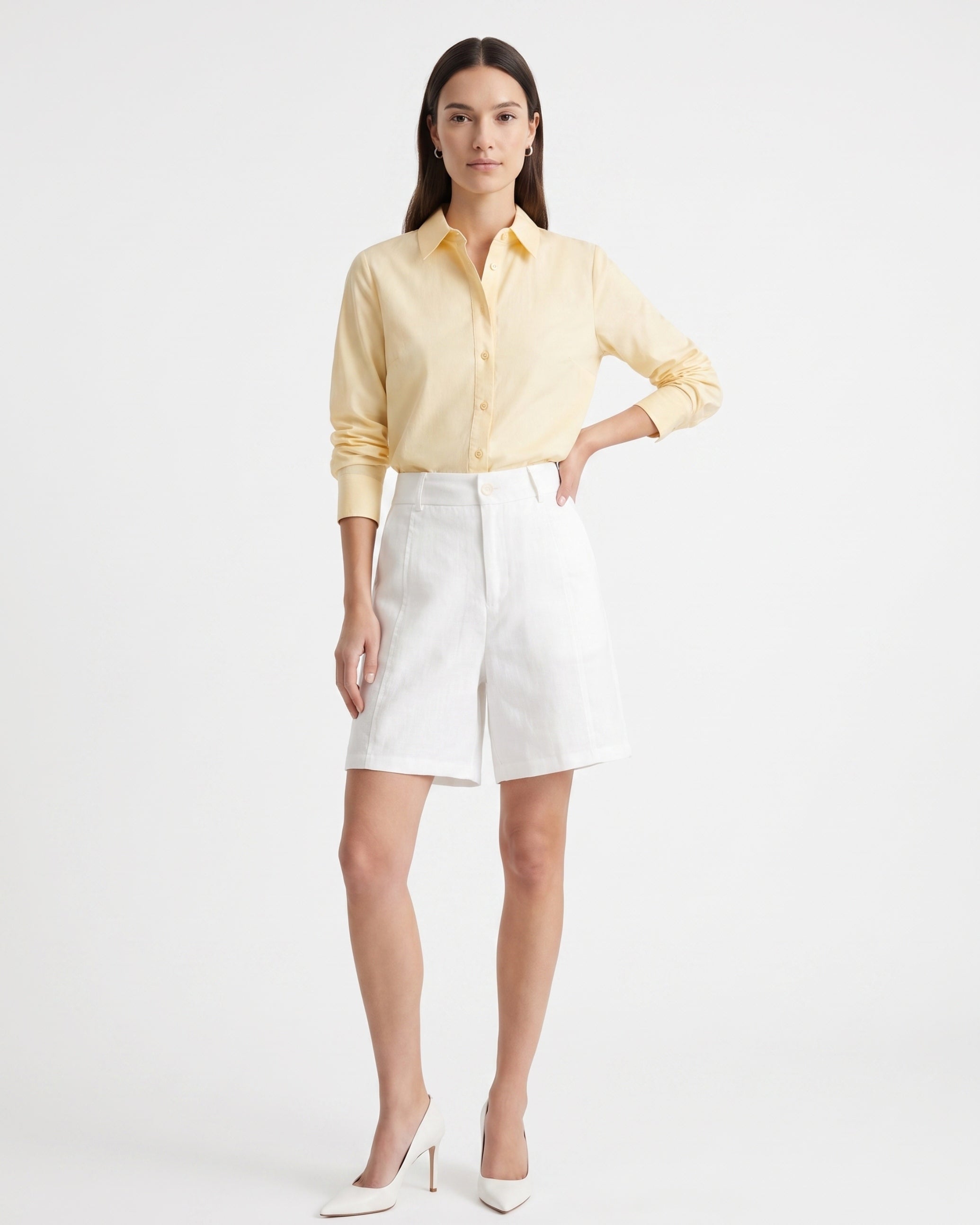 Maria Linen Shorts