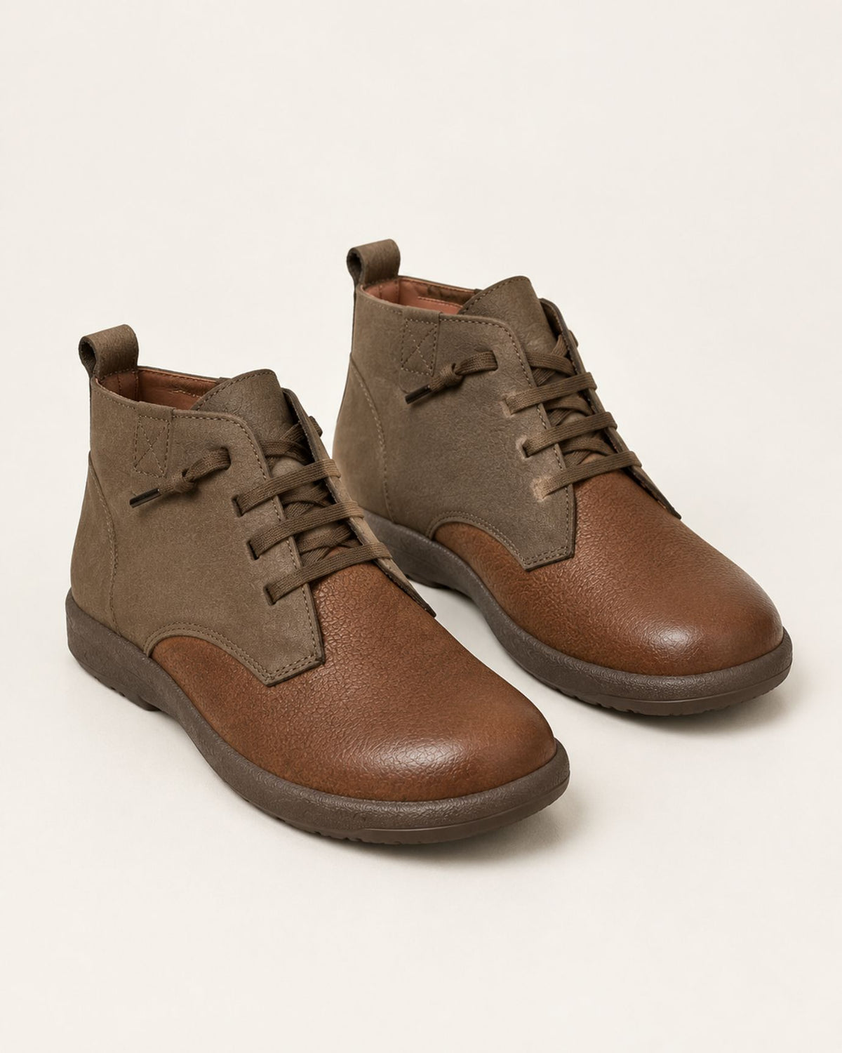 Retro Leather and Pull-On Boots