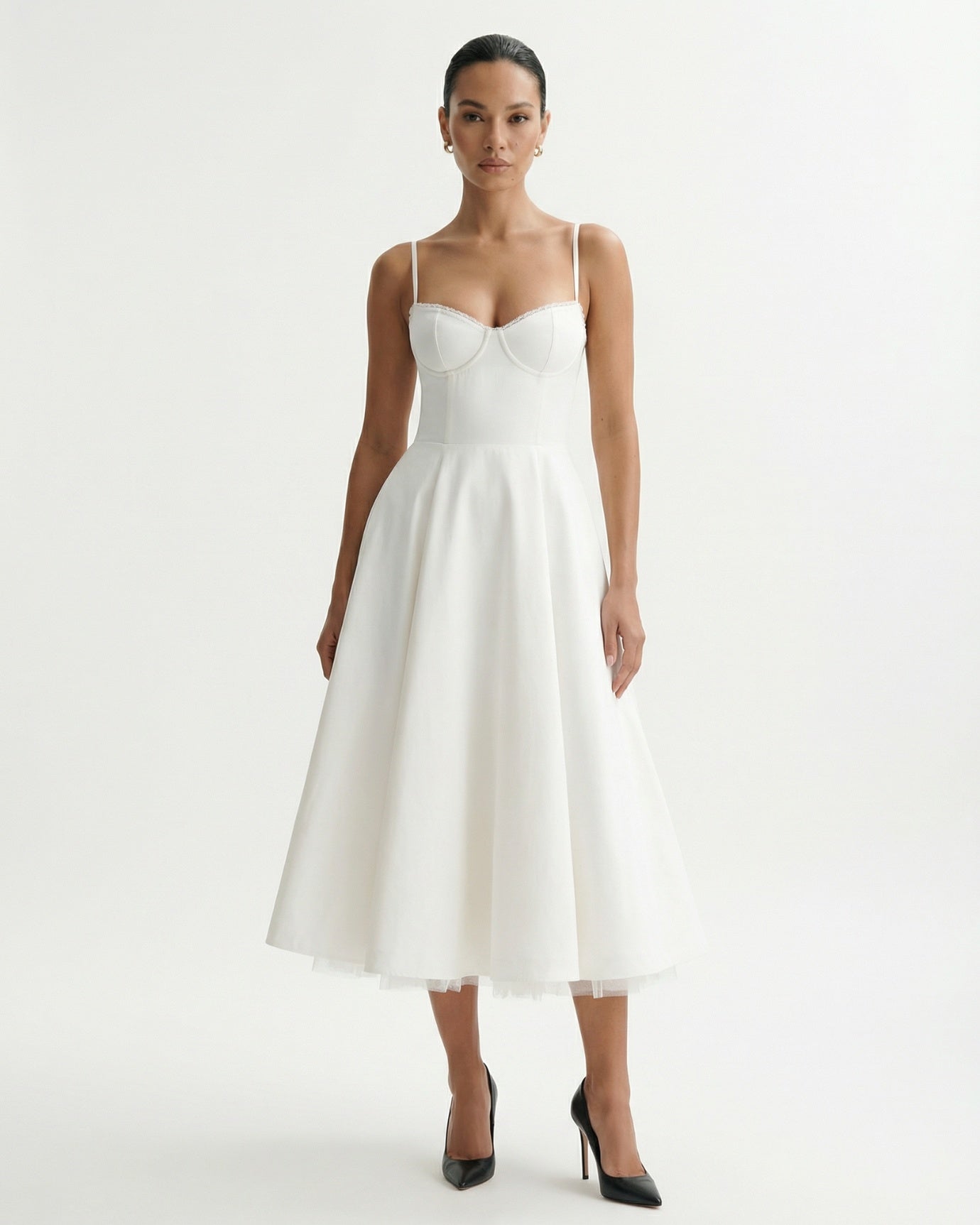 Giulia Midi White Dress