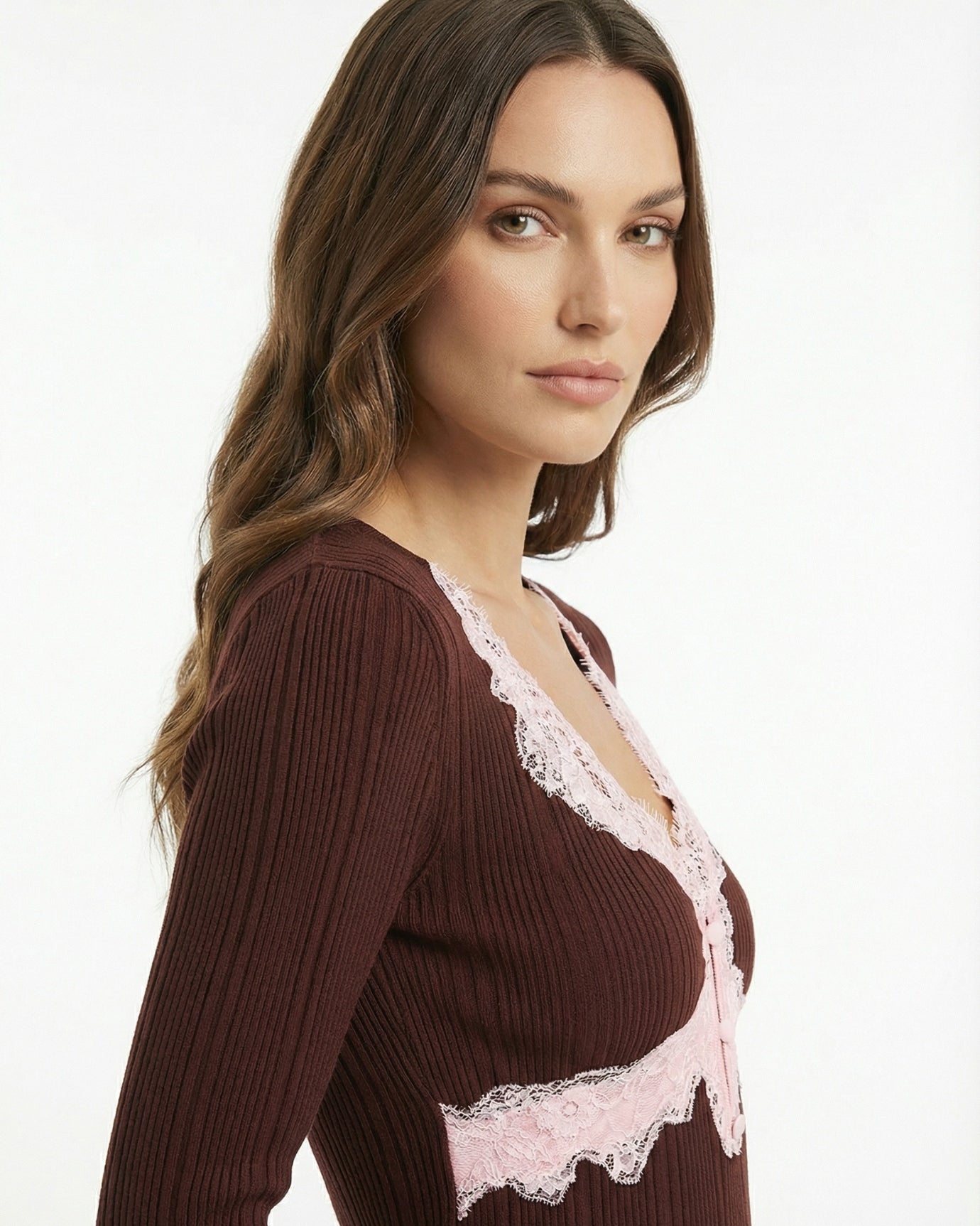 Camisa de manga larga de punto