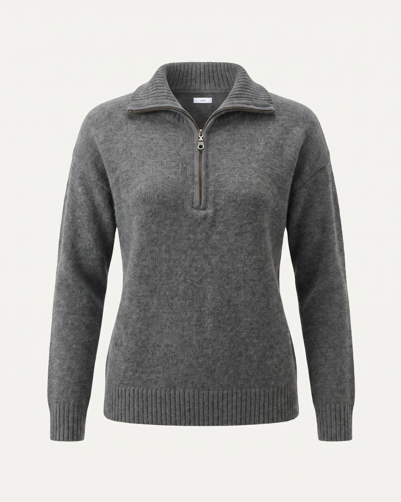 Georgina Zipper Cashmere Sweater