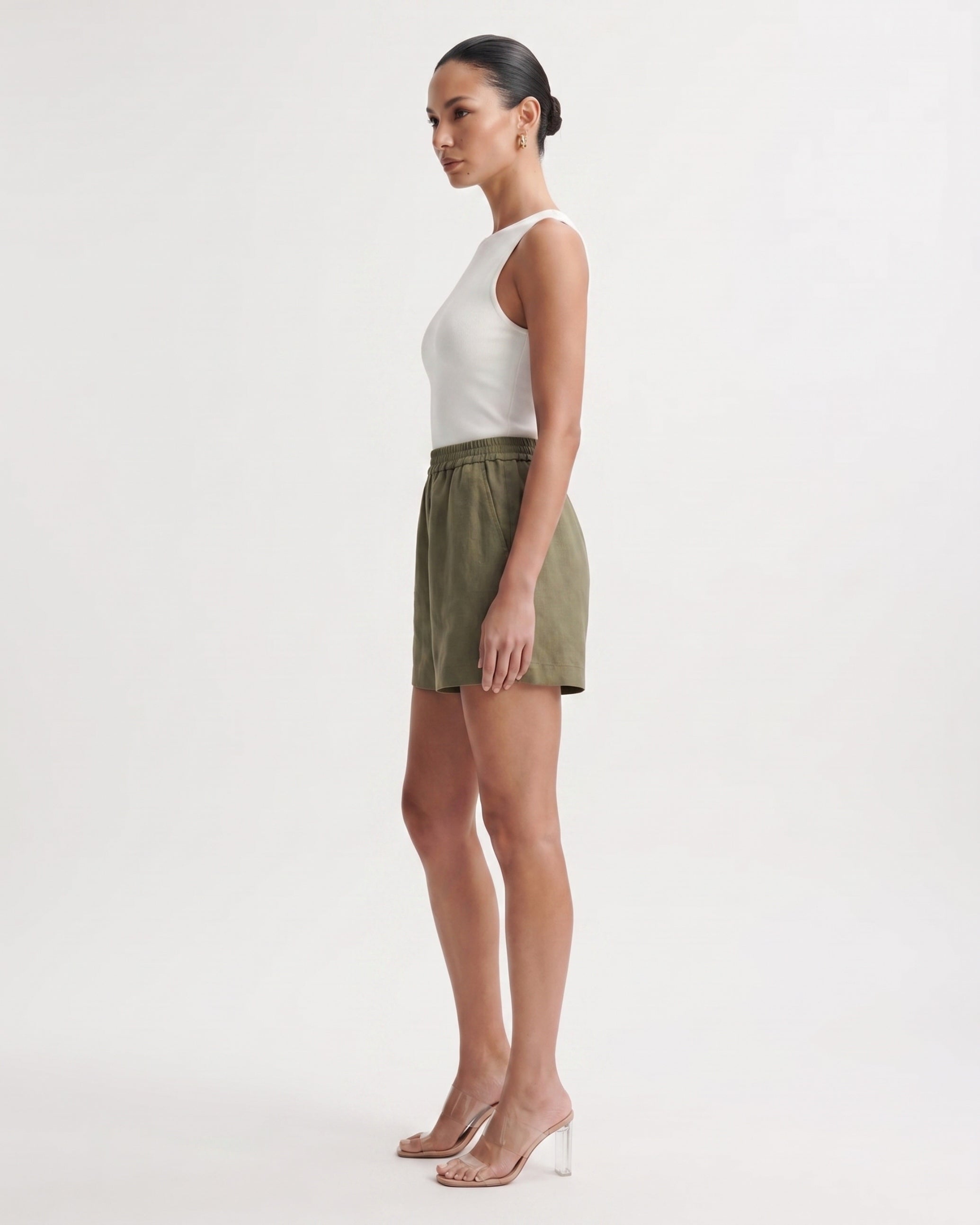 Kiara Cool Soft Linen Shorts