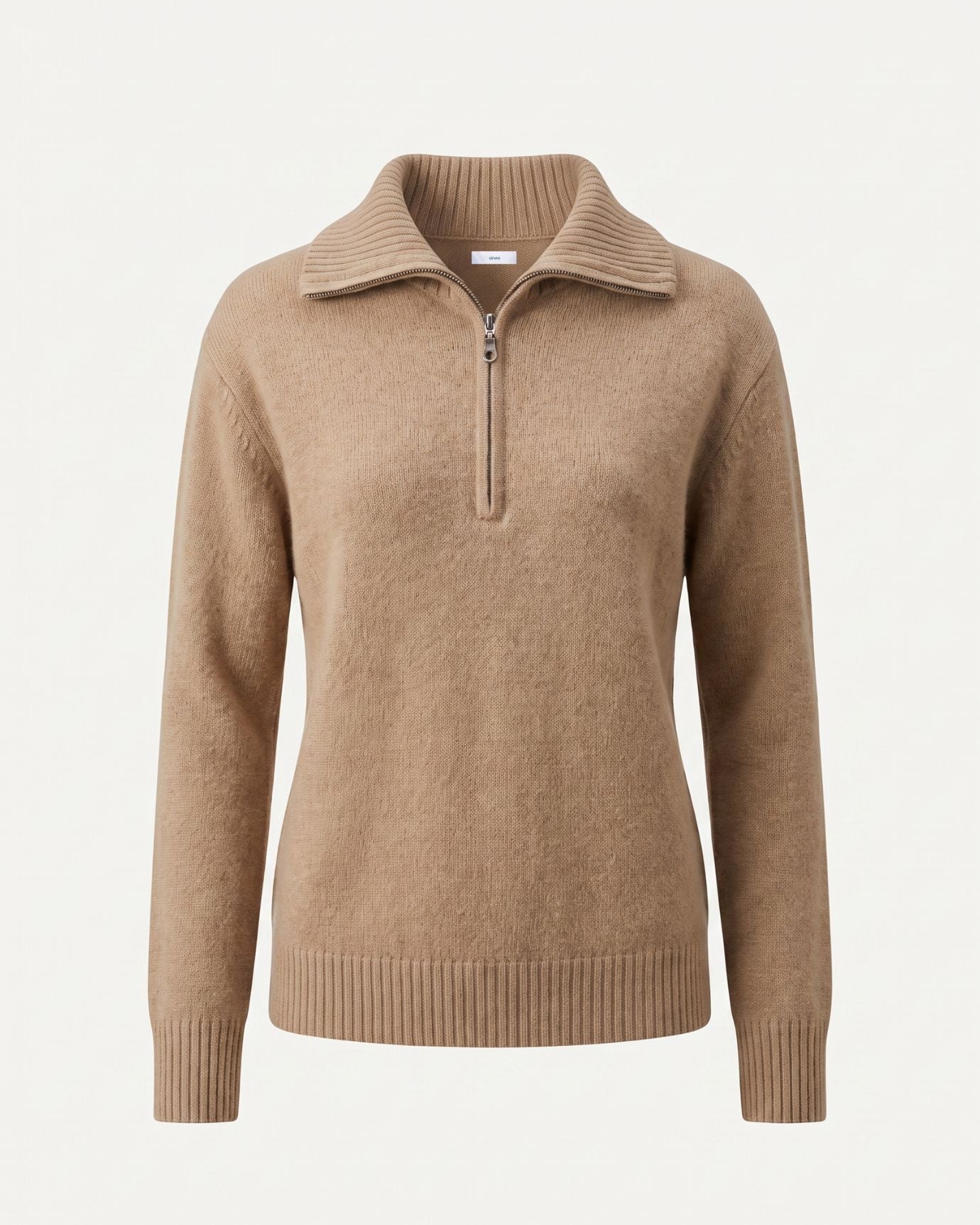 Georgina Zipper Cashmere Sweater