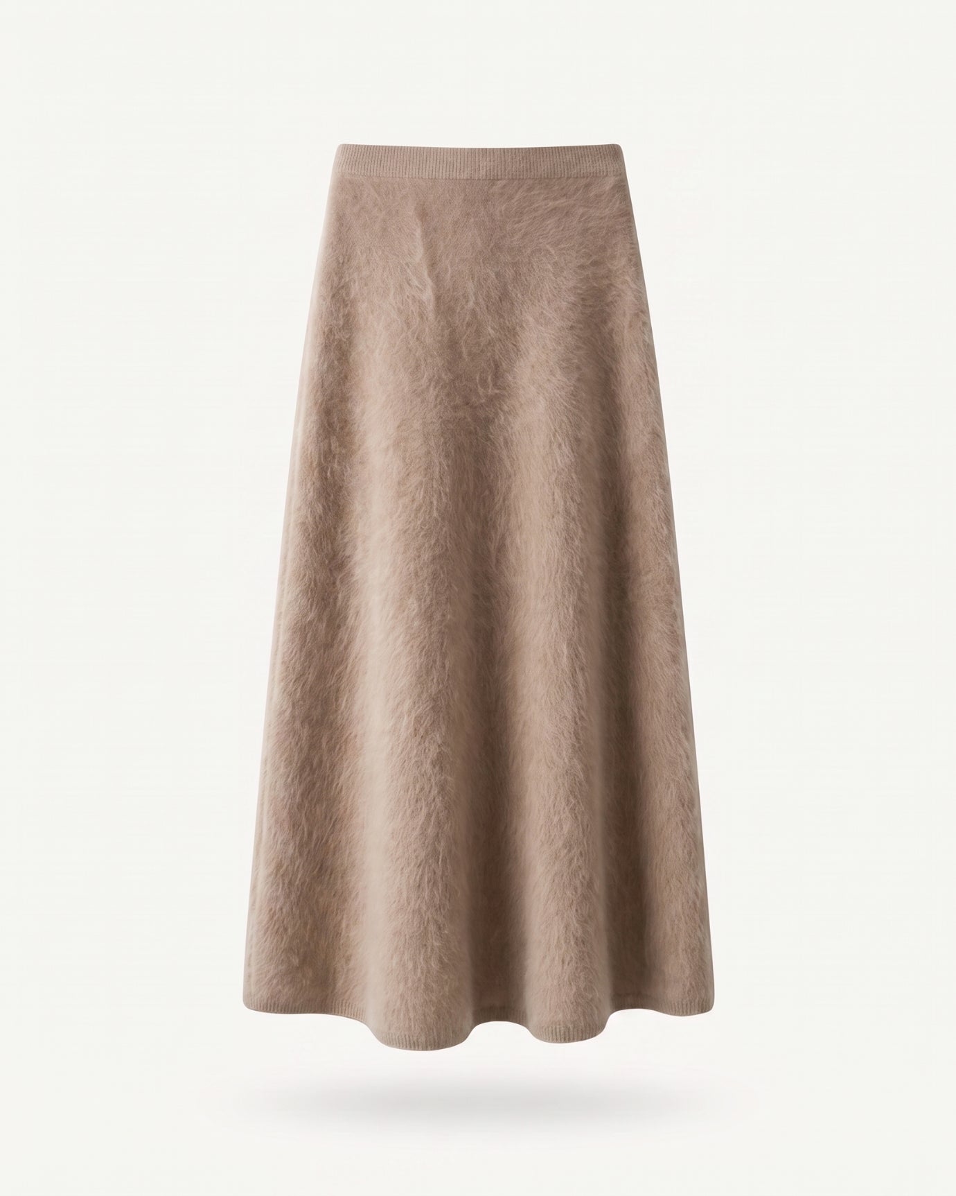 Luxury Cashmere Midi Skirt