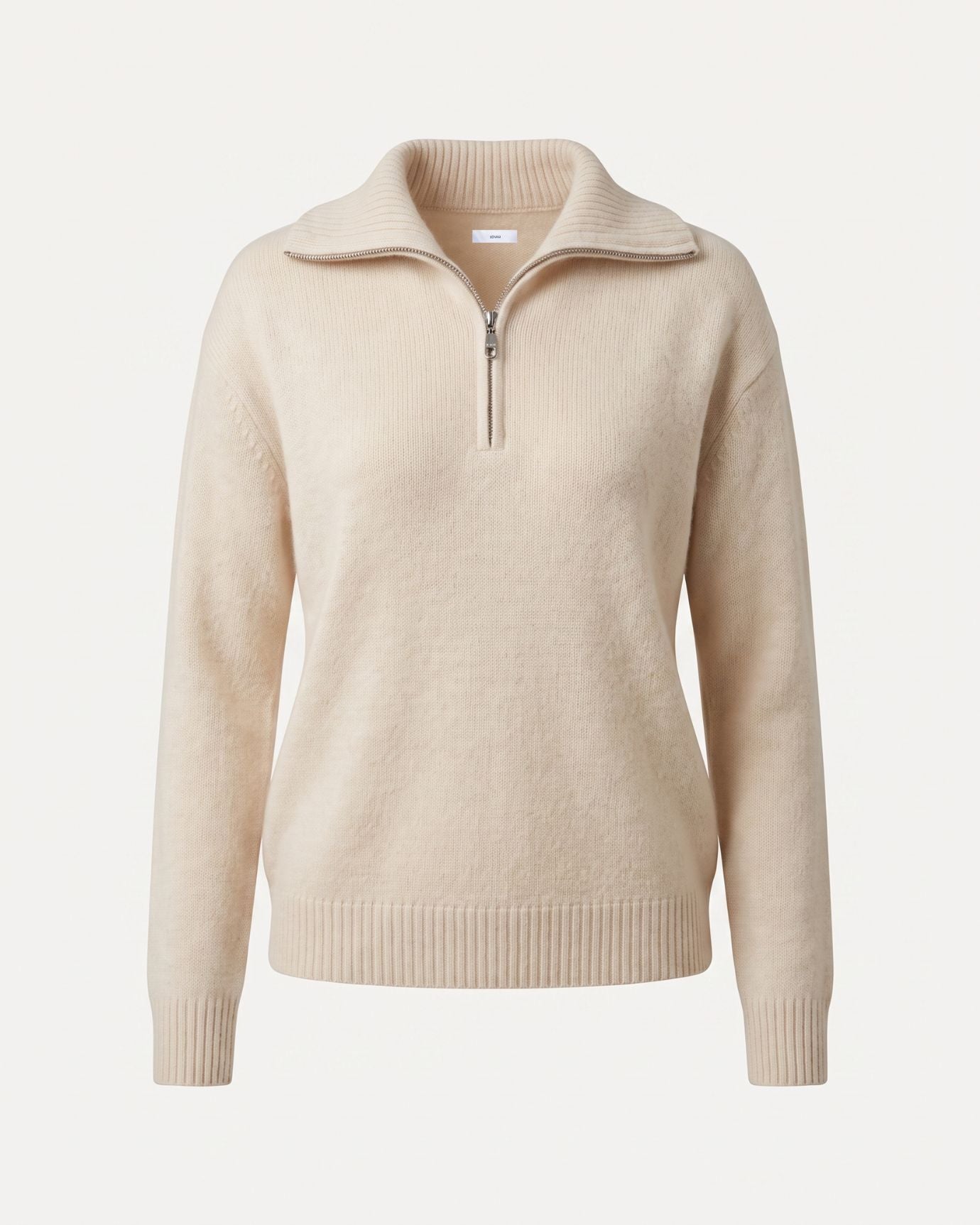 Georgina Zipper Cashmere Sweater
