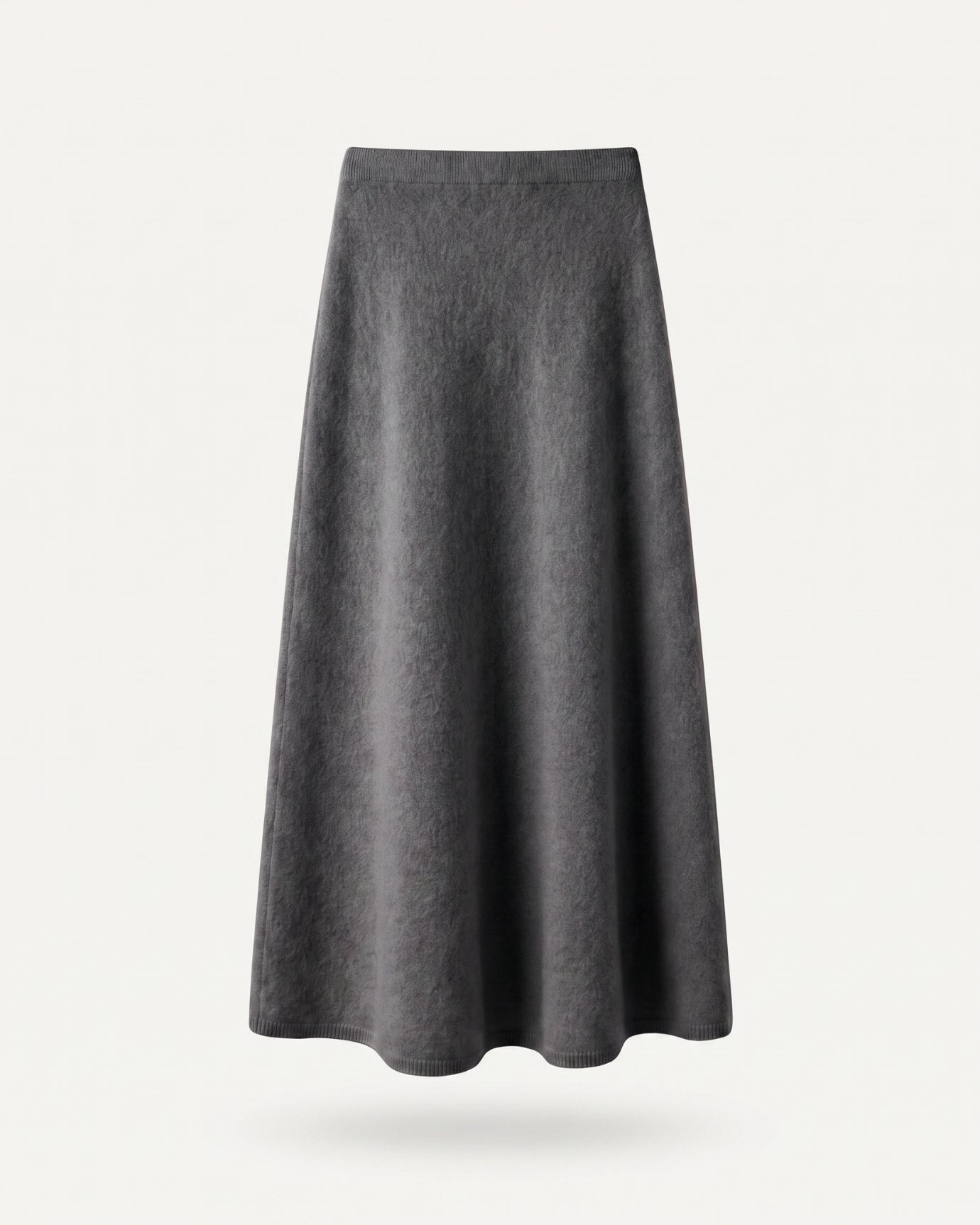 Luxury Cashmere Midi Skirt