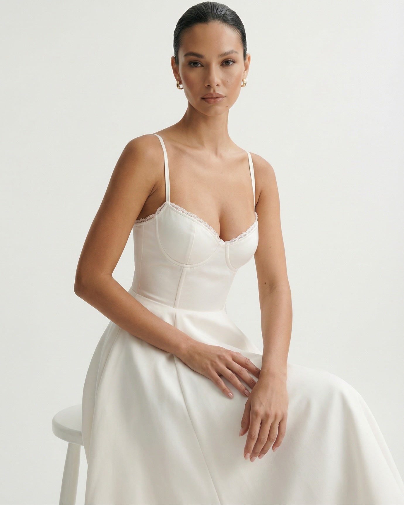 Giulia Midi White Dress