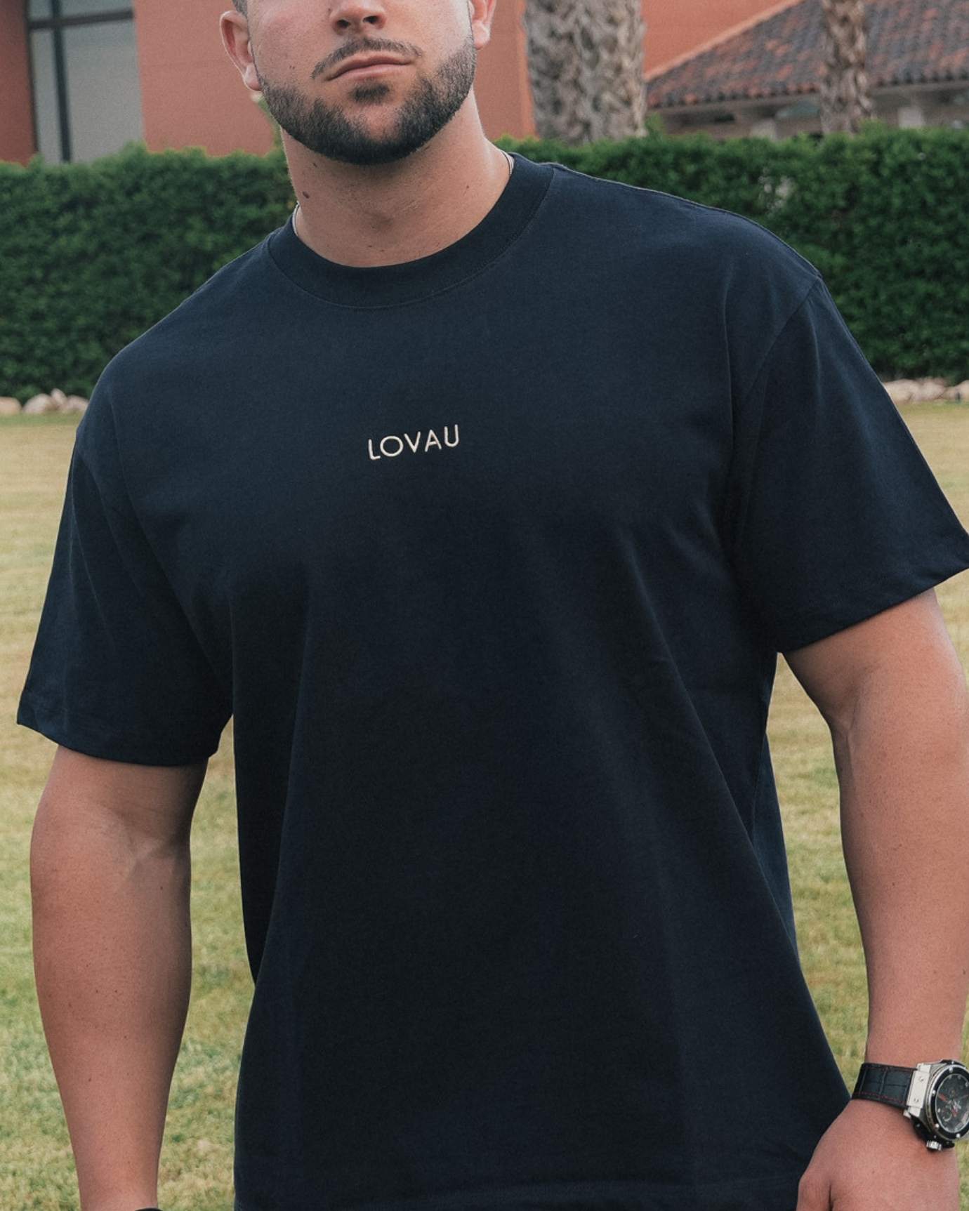 Milan T-Shirt x Lovau Marineblau Limitierte Auflage